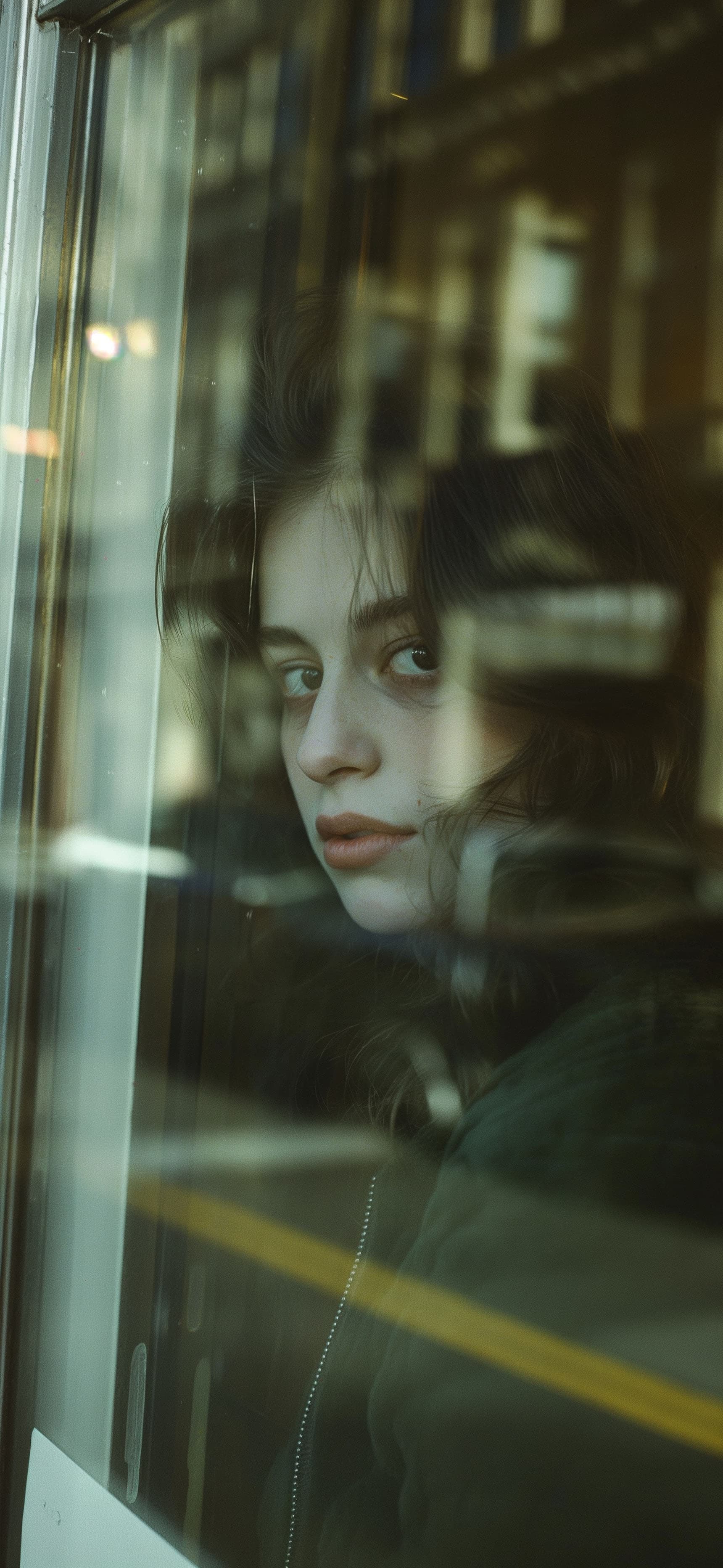 Pensive Window Gaze - Pro phone wallpaper