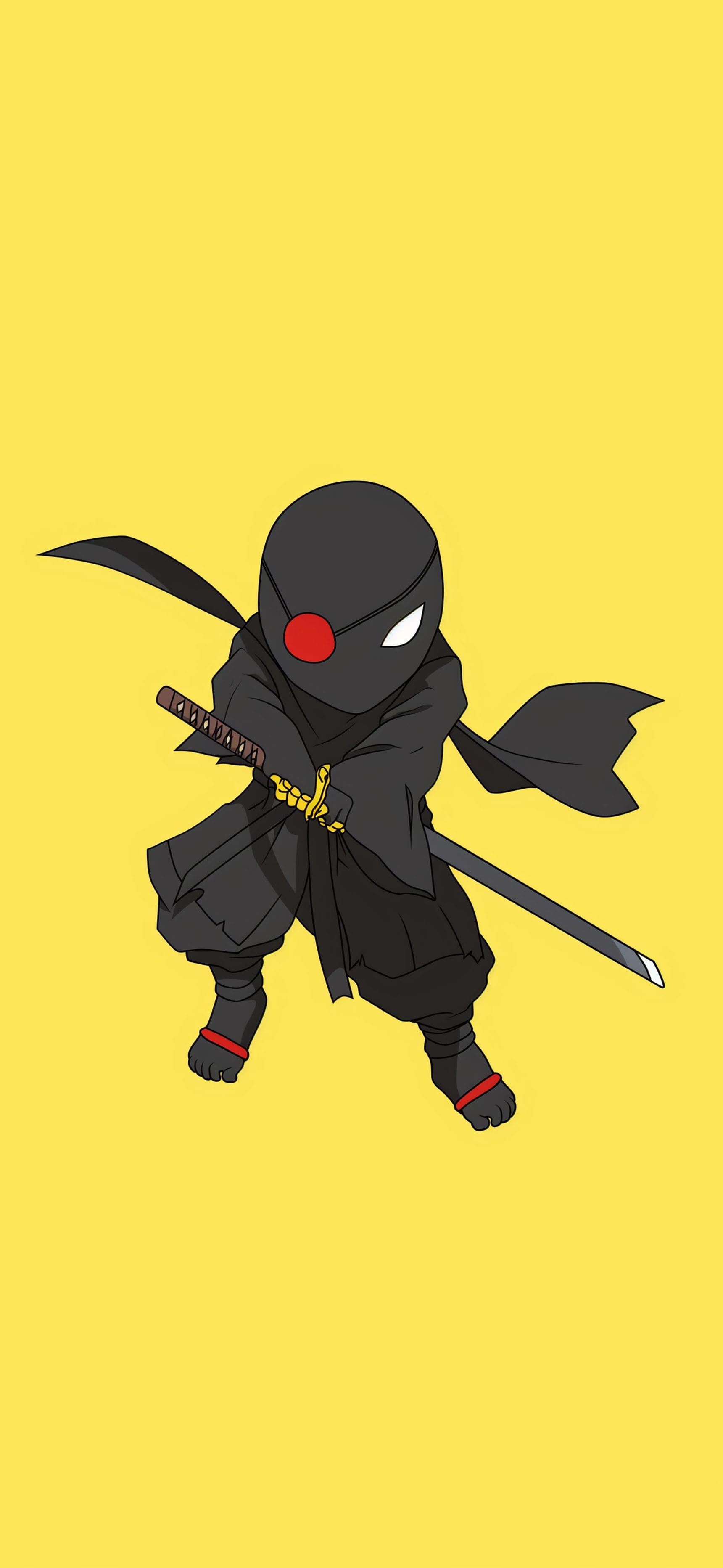 Stealthy Ninja Stance - Pro phone wallpaper