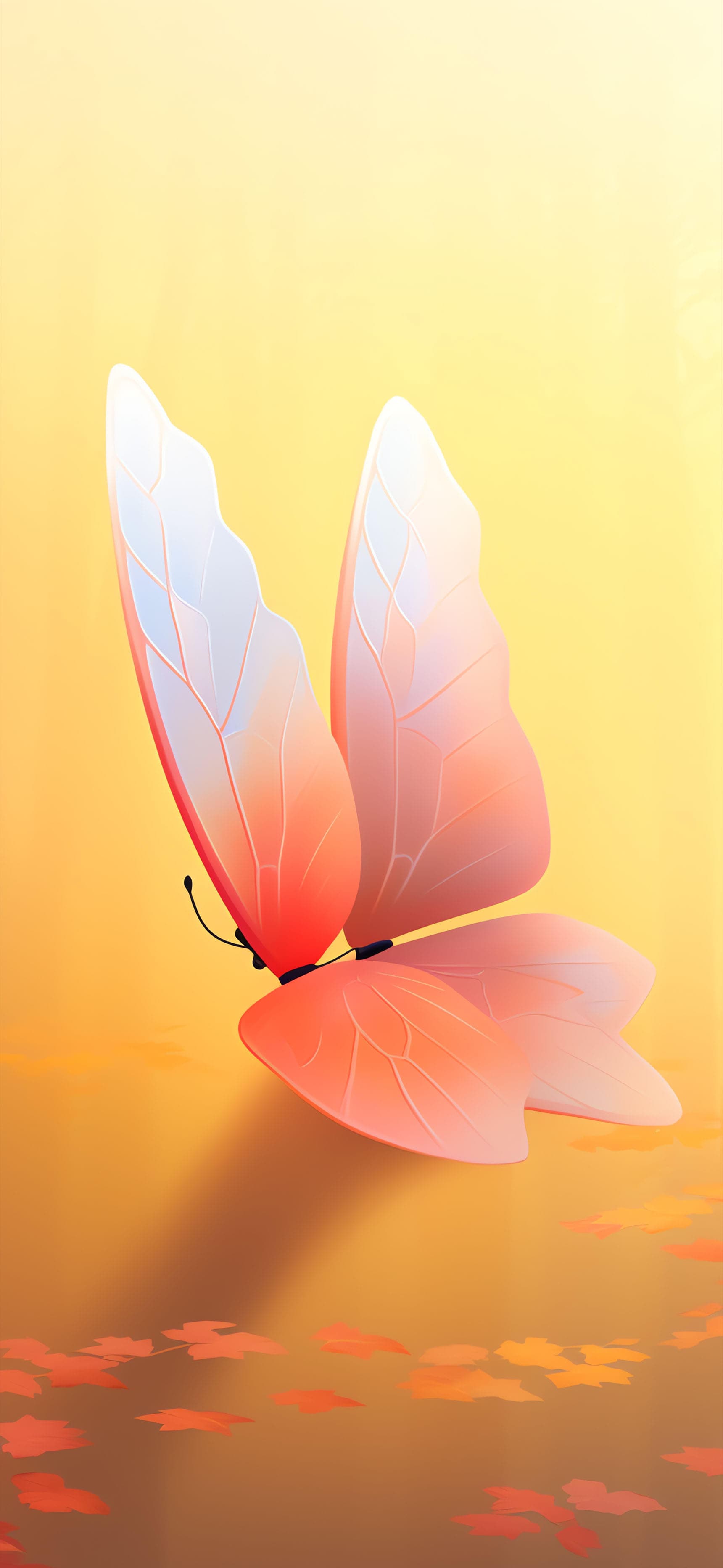Winged Sunset - Pro phone wallpaper