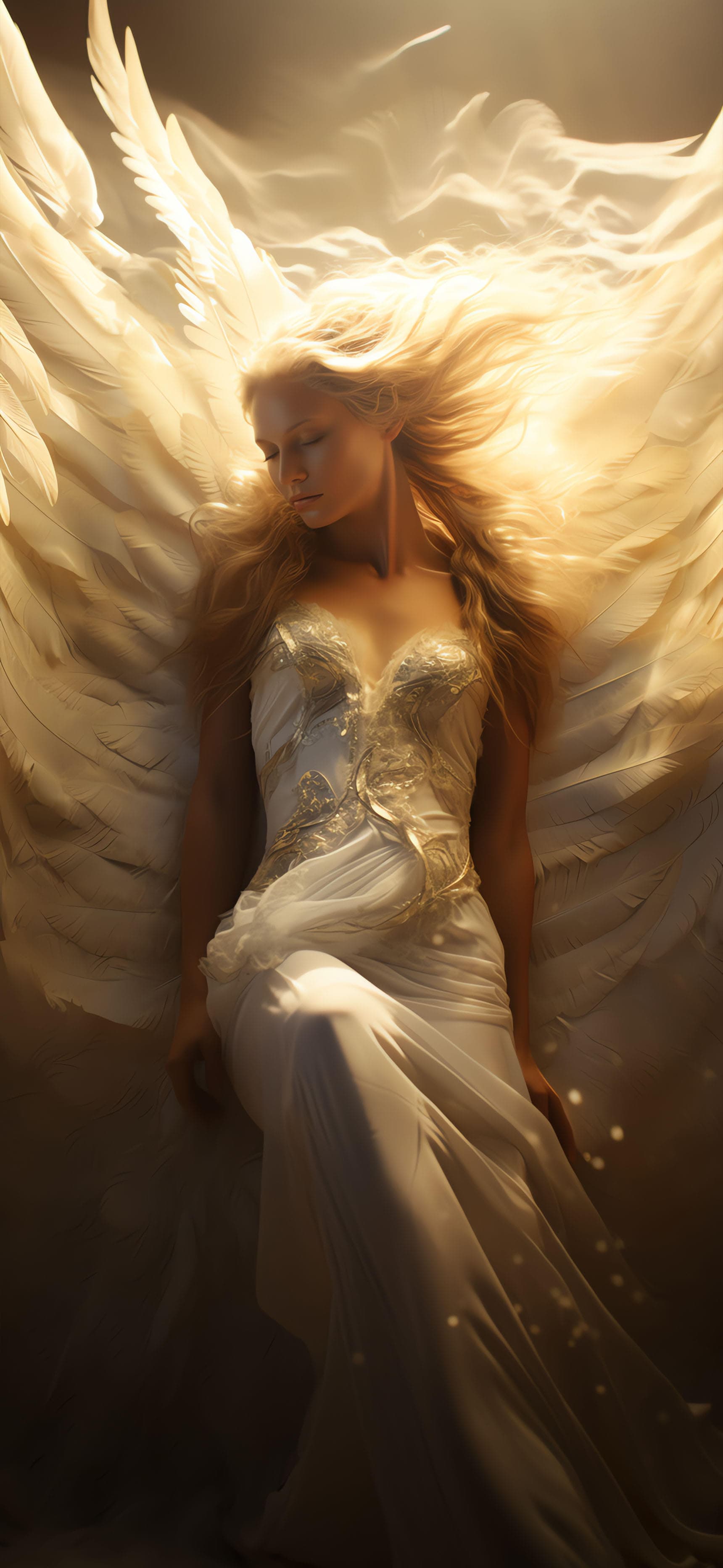 Winged Serenity - Pro phone wallpaper
