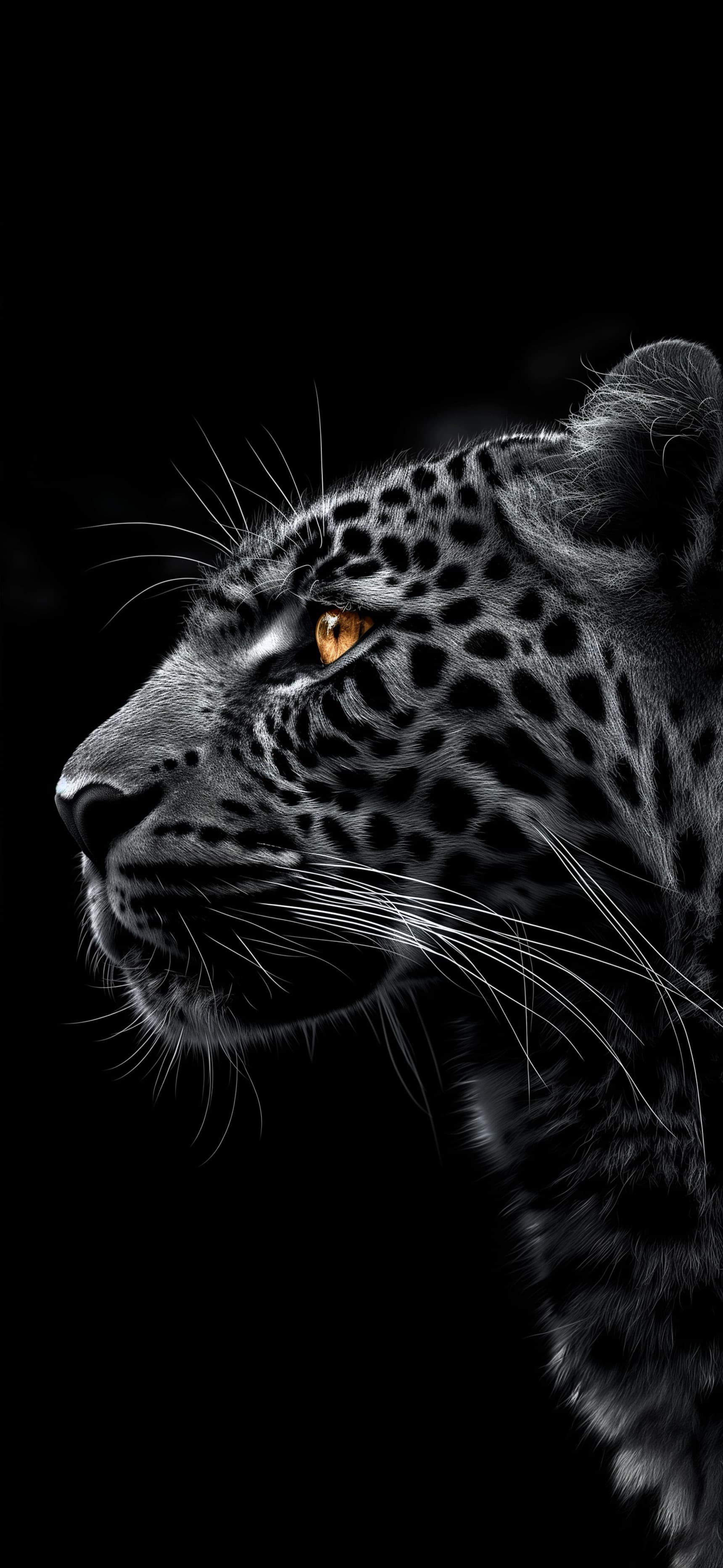 Leopard Profile - Pro phone wallpaper