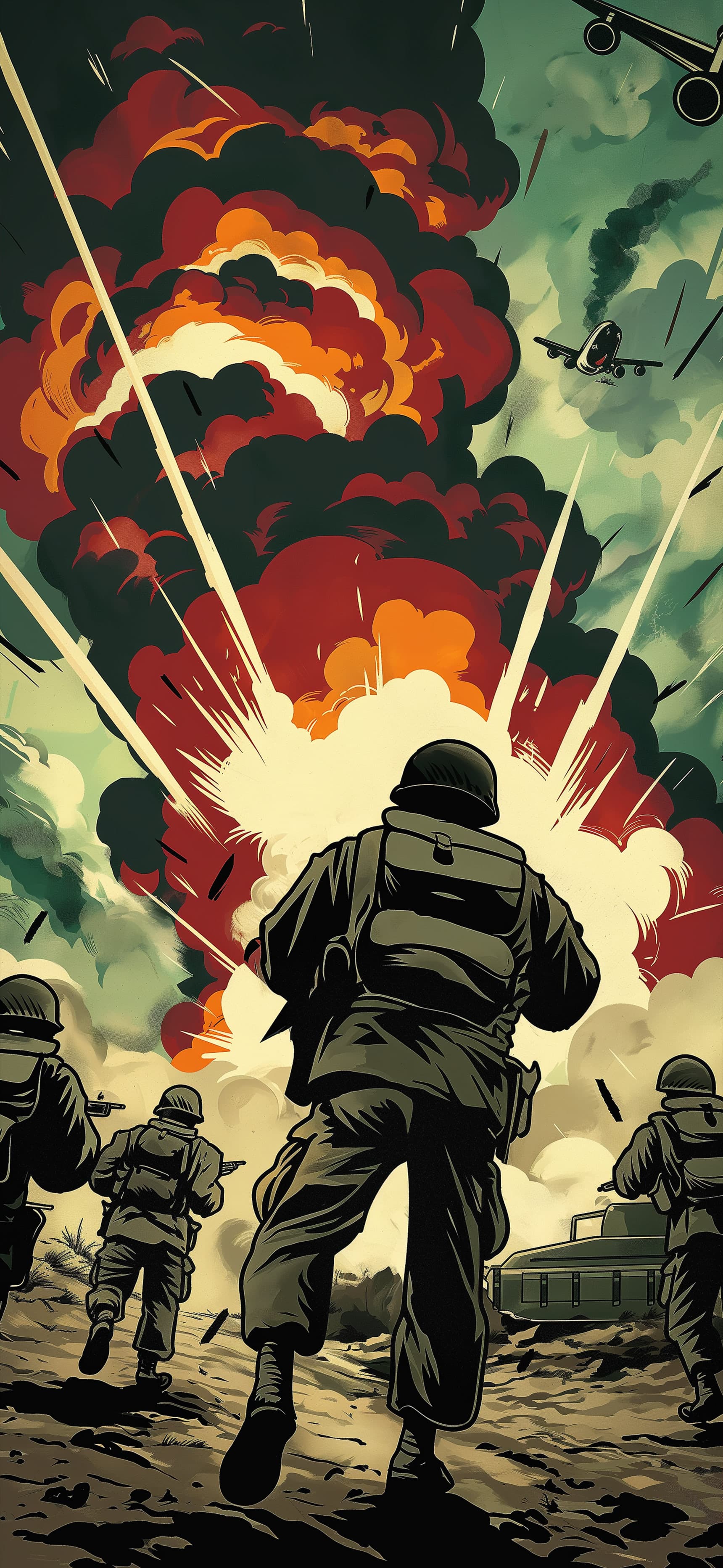 War Zone Chaos - Pro phone wallpaper