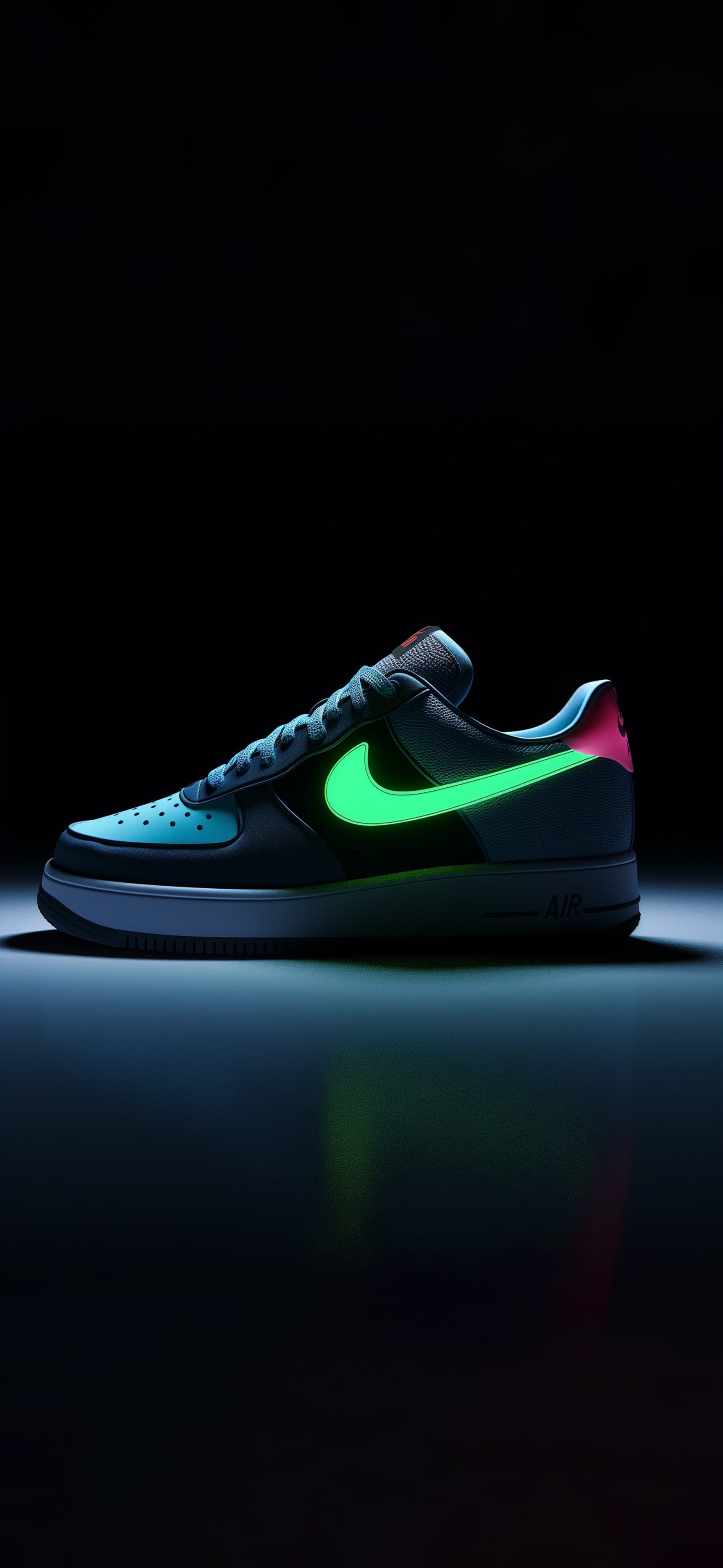 Neon Air Force - Pro phone wallpaper