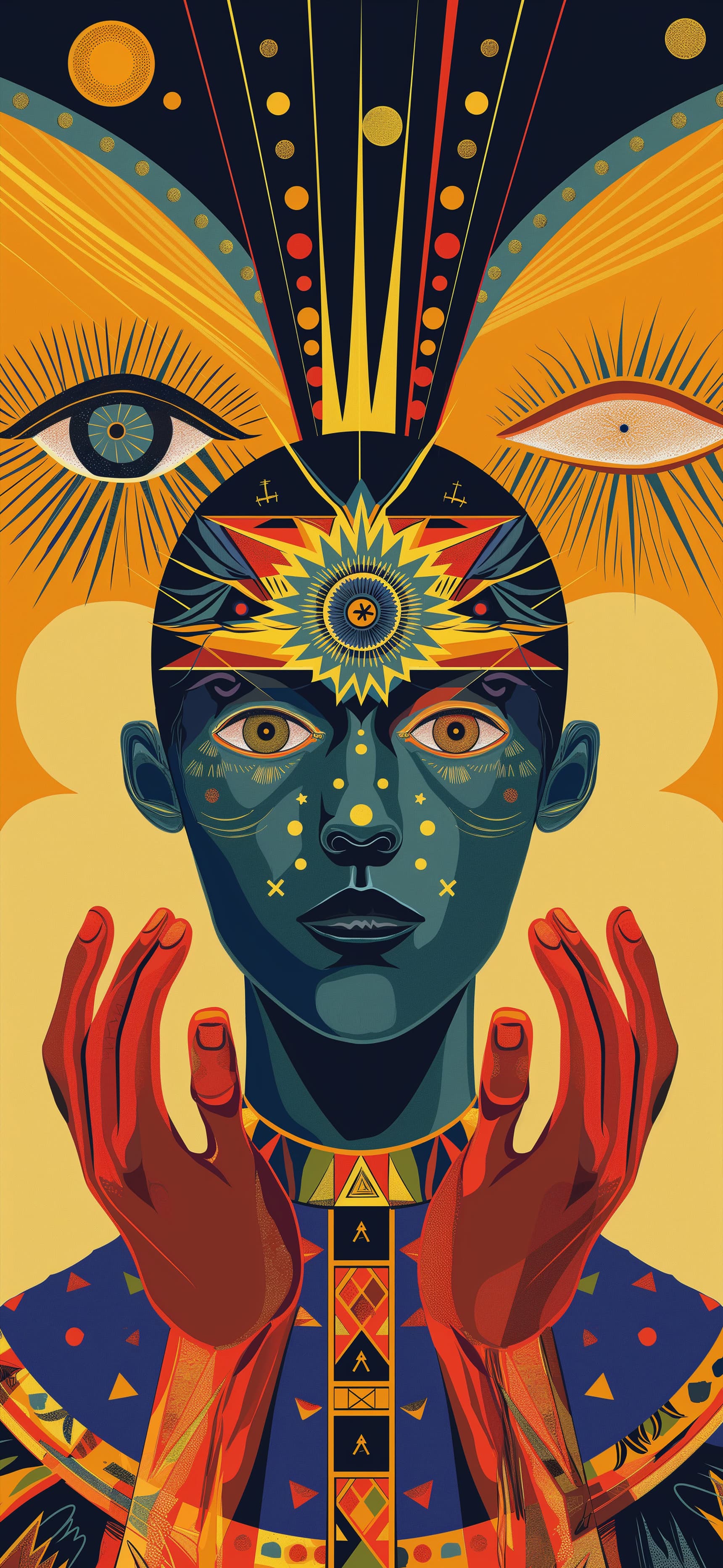 Esoteric Figure Art - Pro phone wallpaper