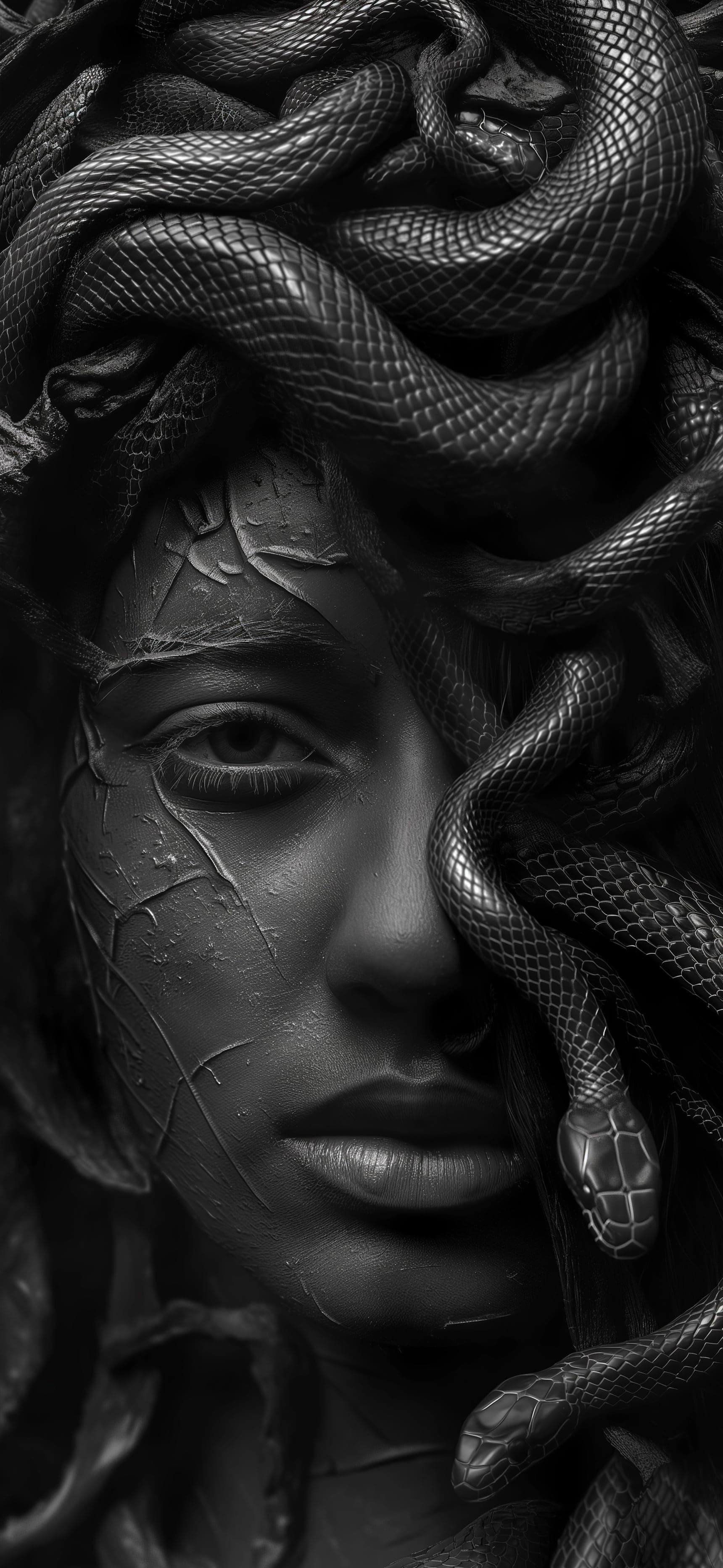Medusa Stone Gaze - Pro phone wallpaper