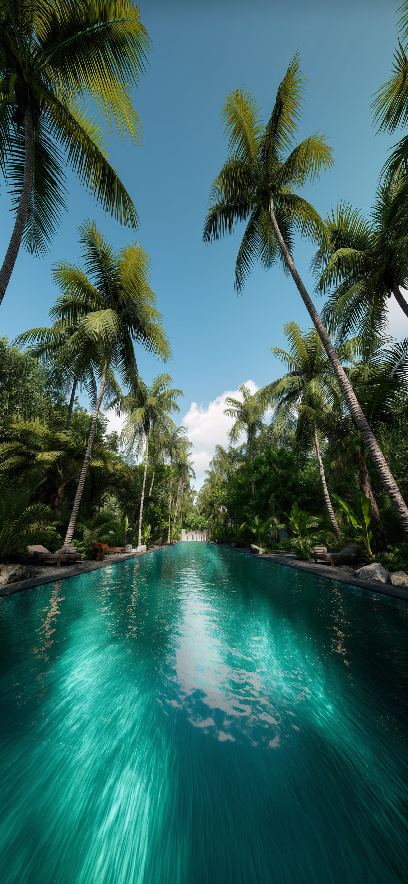 Jungle Lagoon - Pro phone wallpaper