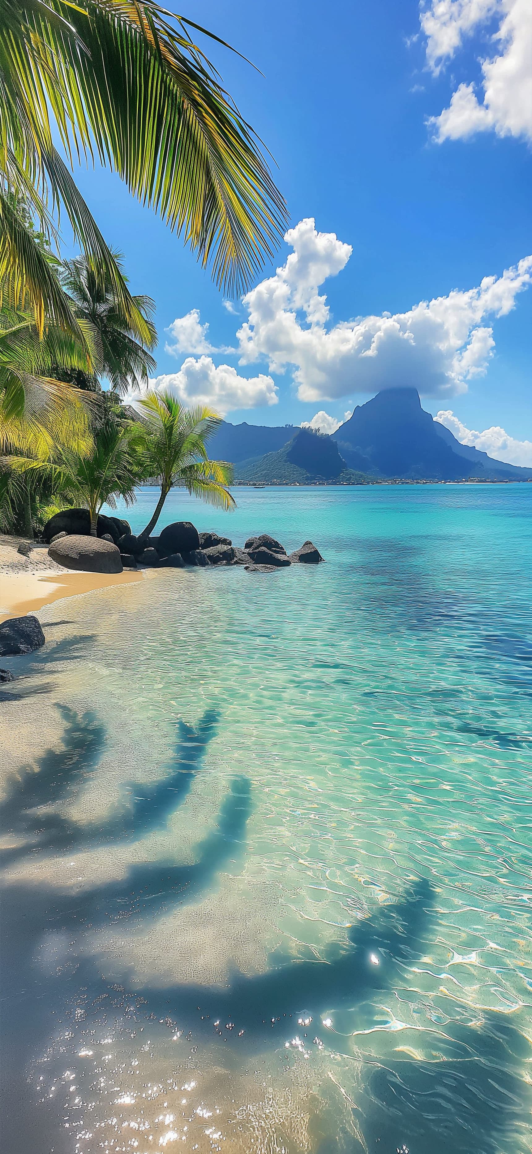 Depth Tropics - Pro phone wallpaper
