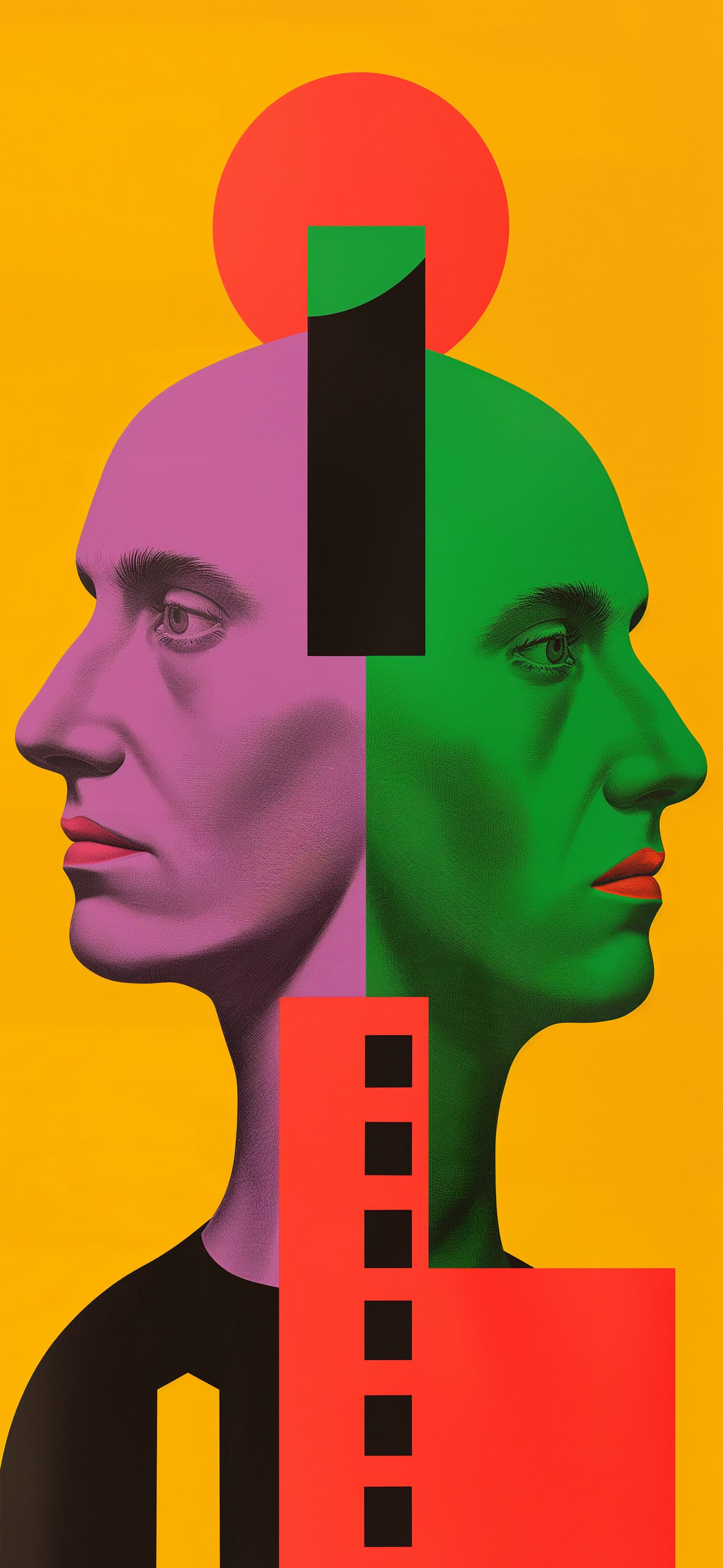 Dual Faces - Pro phone wallpaper