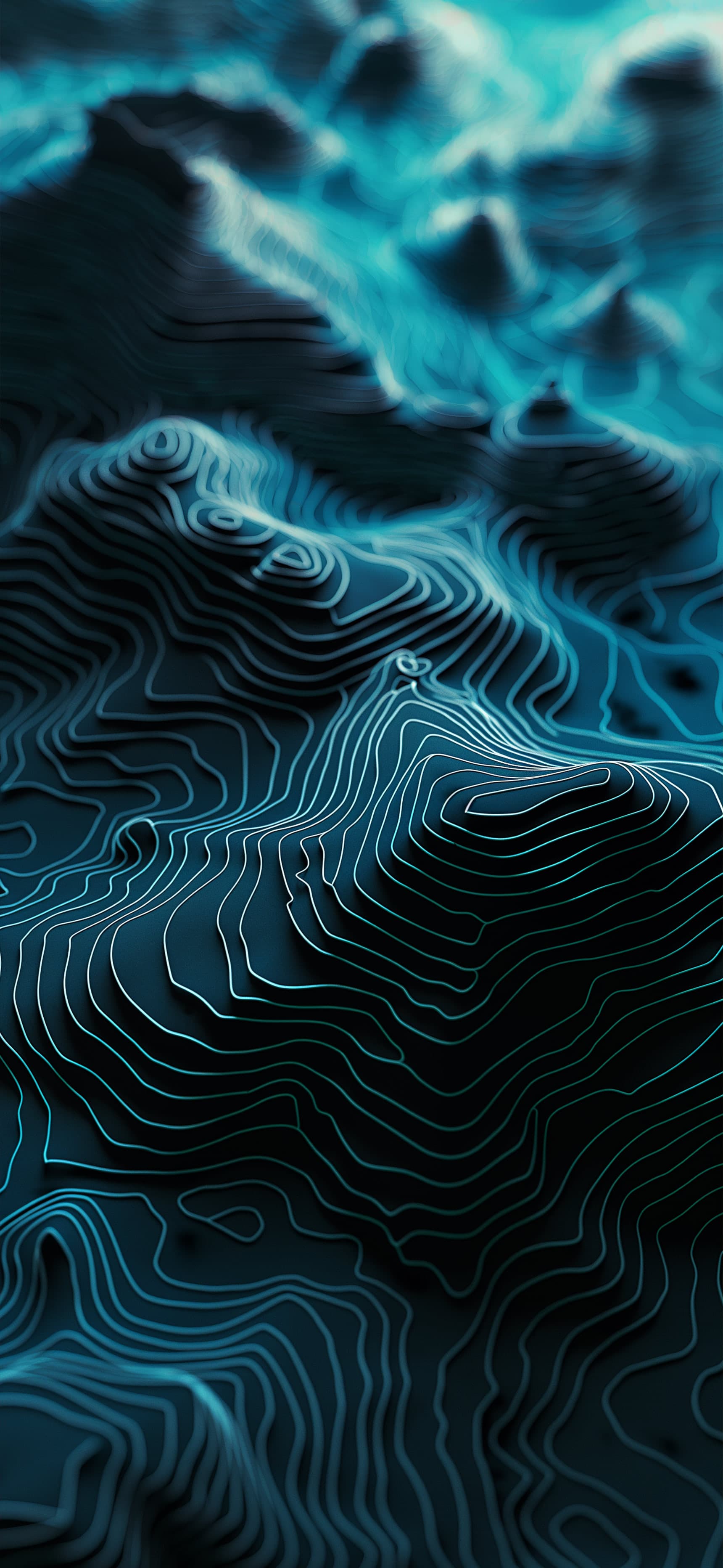 Liquid Topo - Pro phone wallpaper