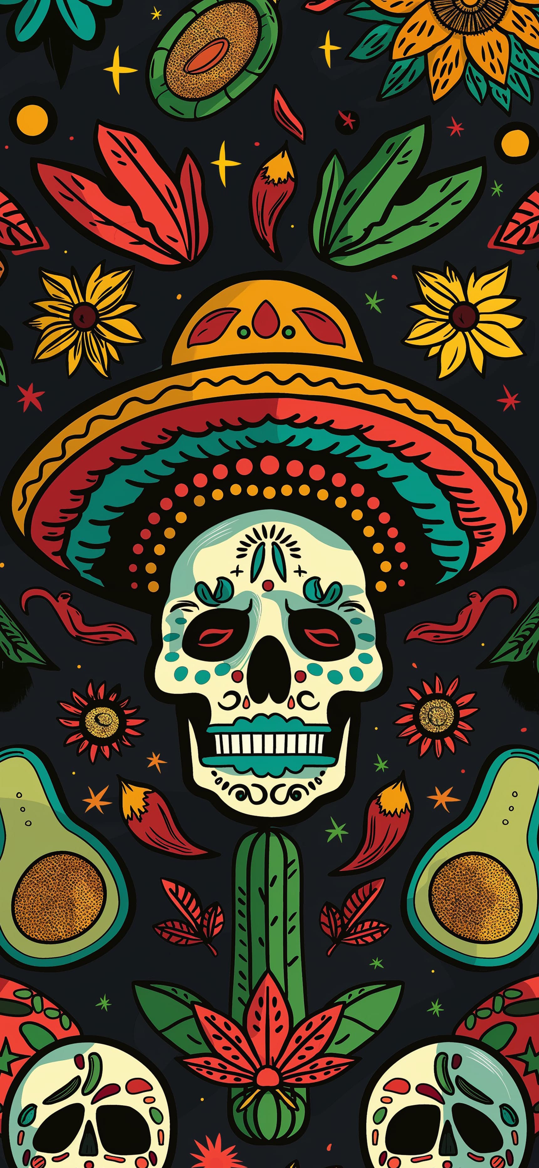 Viva Skull - Pro phone wallpaper