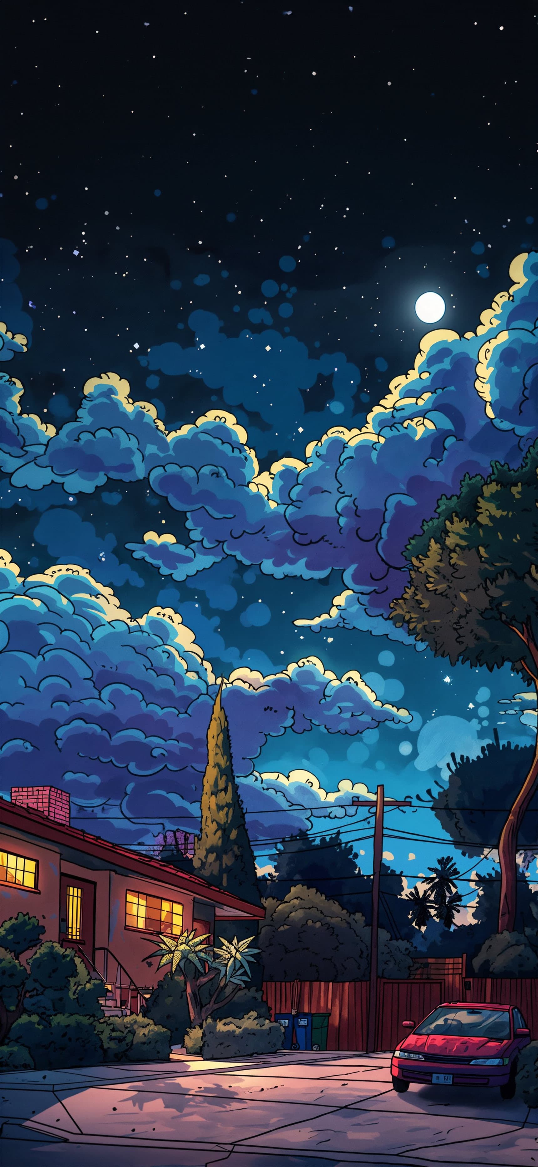 Midnight Calm - Pro phone wallpaper
