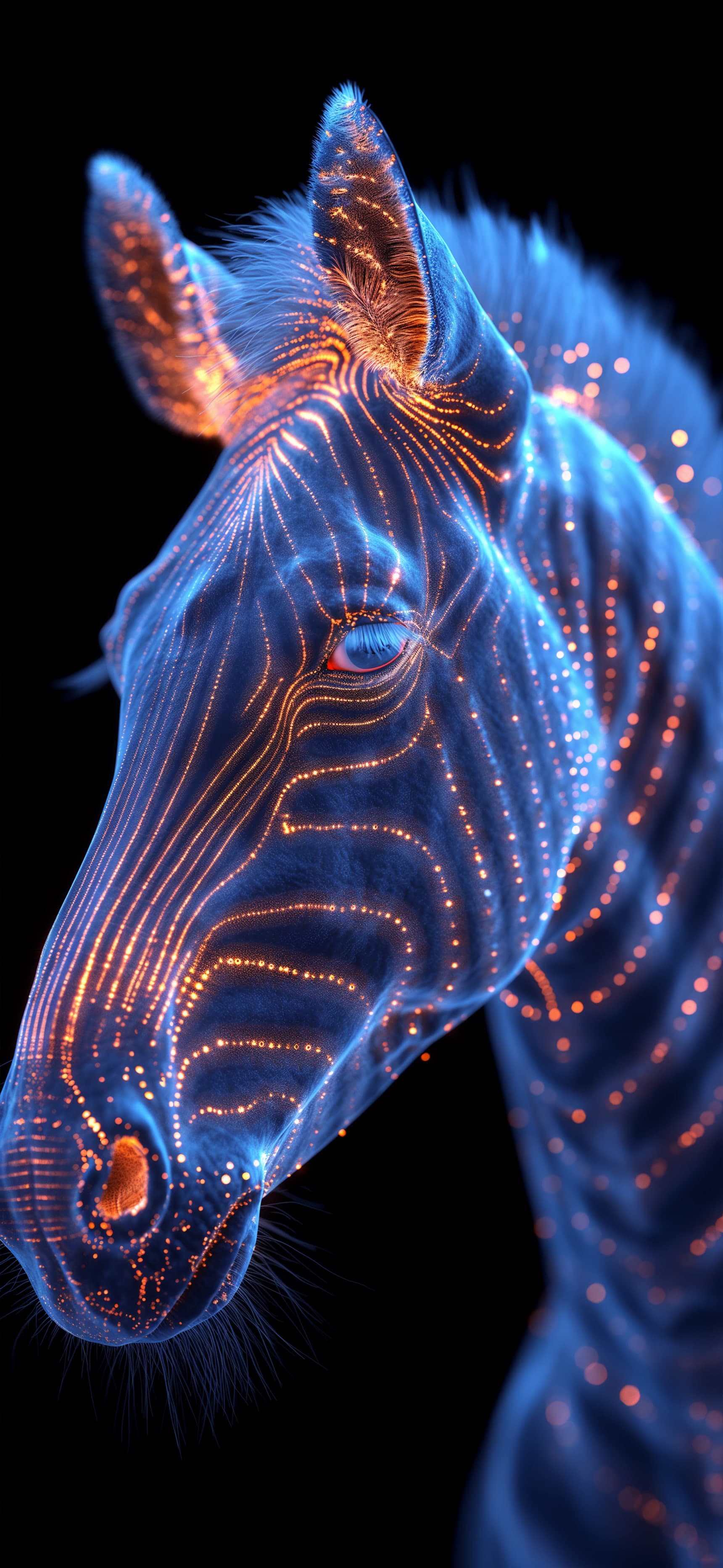 Neon Stripes - Pro phone wallpaper