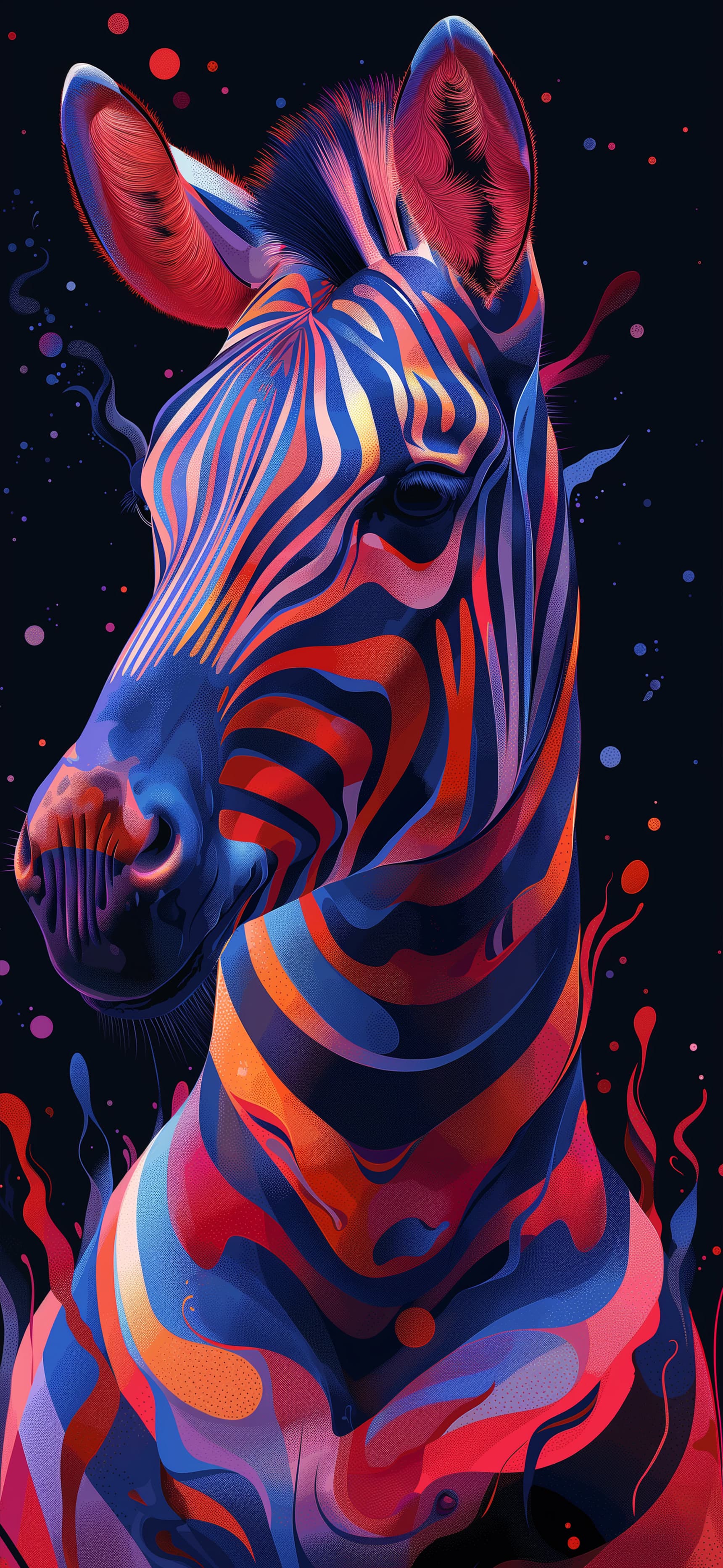 Crimson Stripes - Pro phone wallpaper