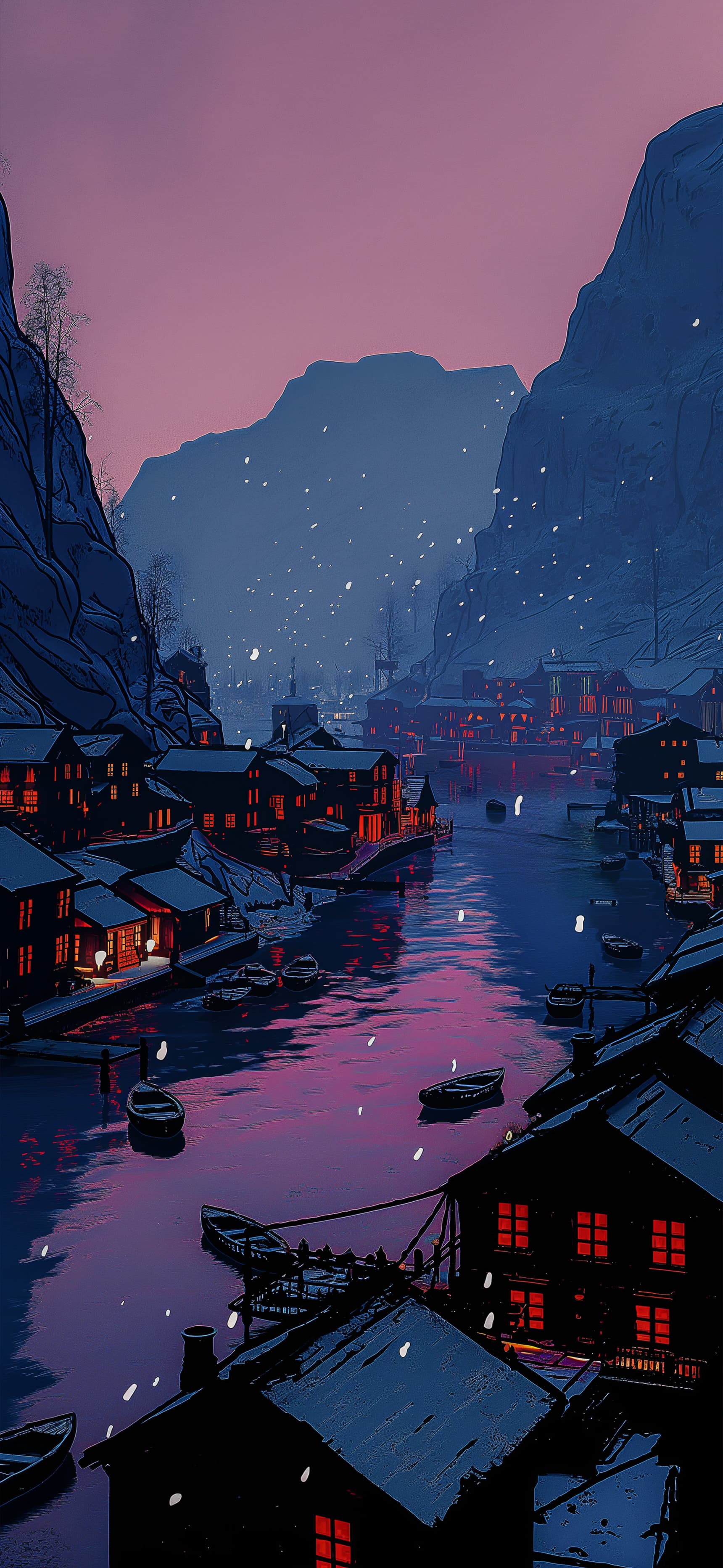 Twilight Village - Pro phone wallpaper