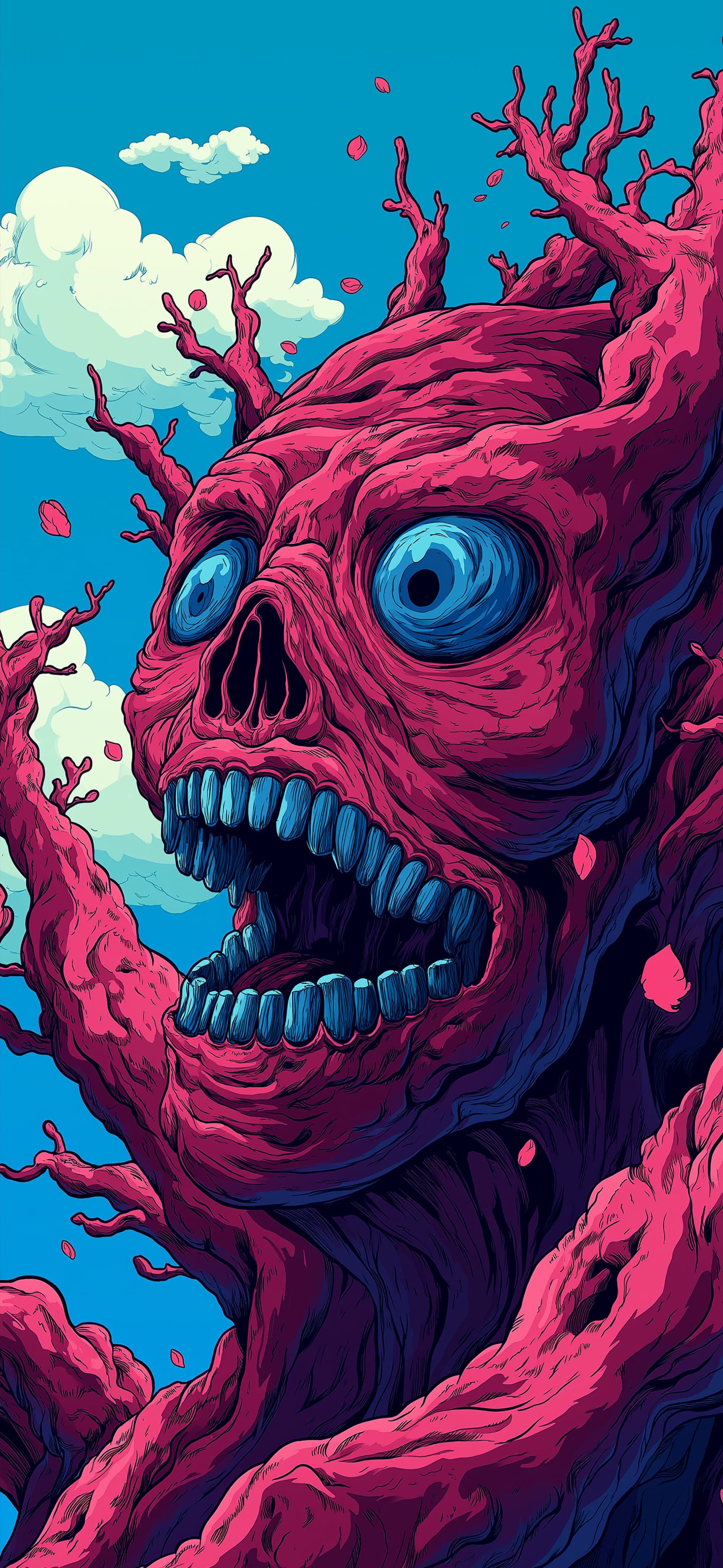 Screaming Flesh - Pro phone wallpaper