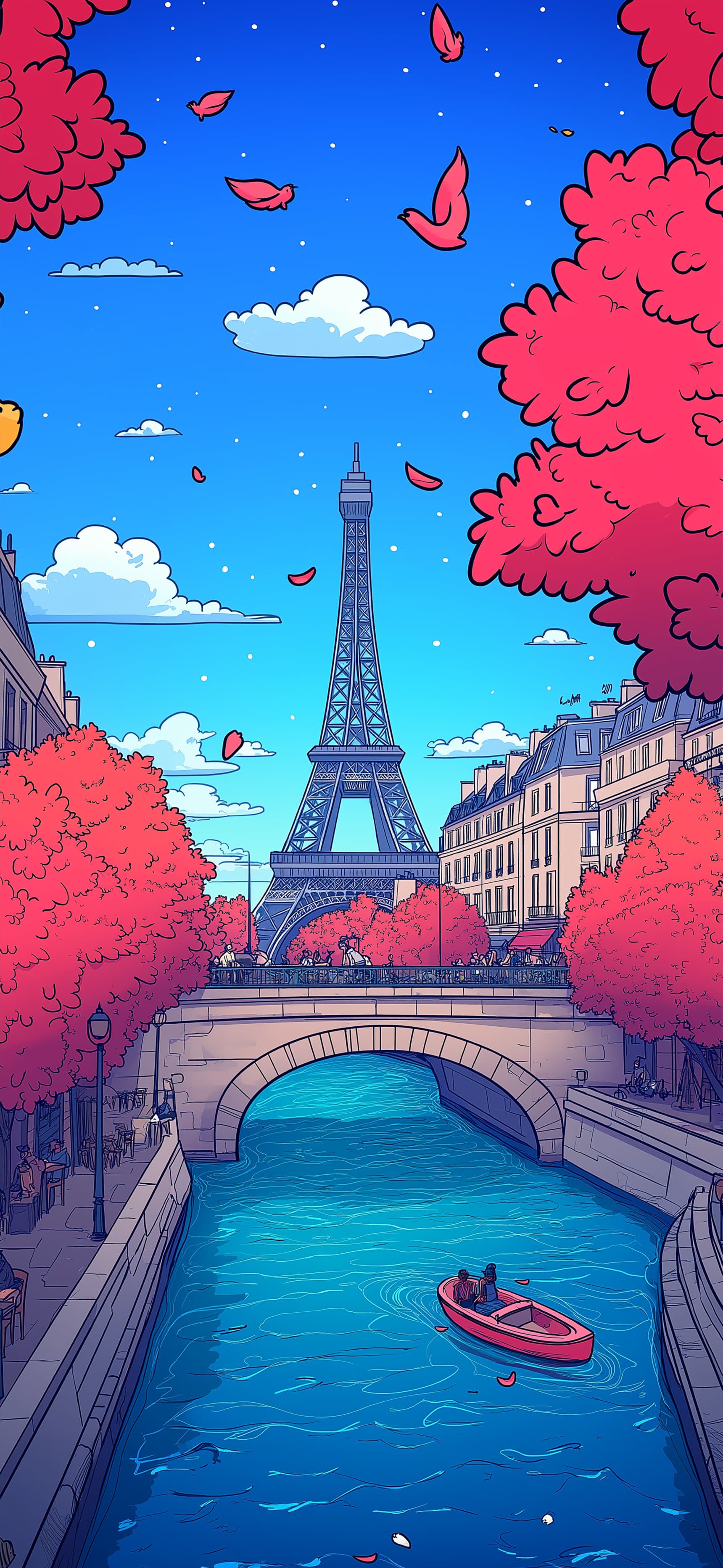 Paris Dream - Pro phone wallpaper