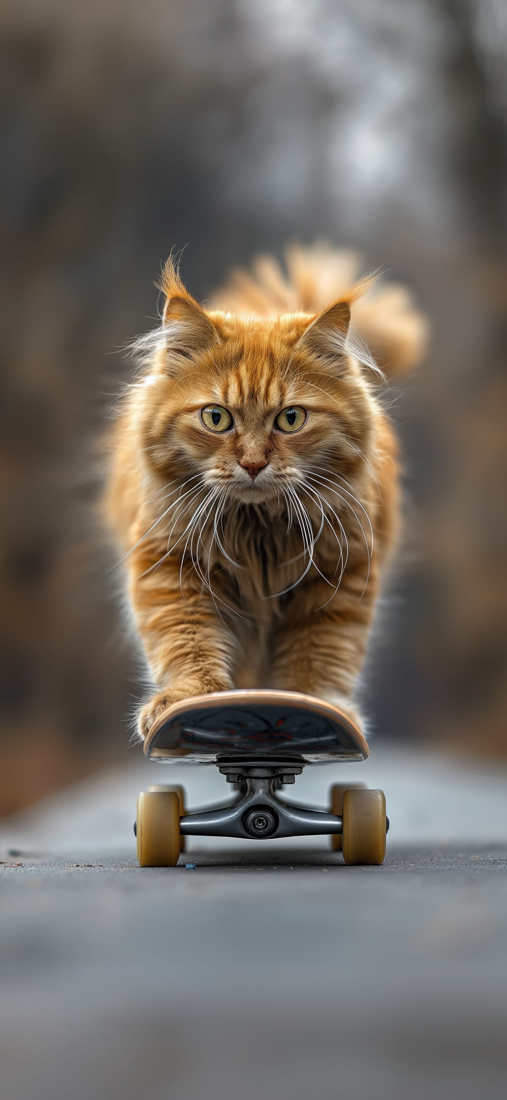 Feline Ride - Pro phone wallpaper