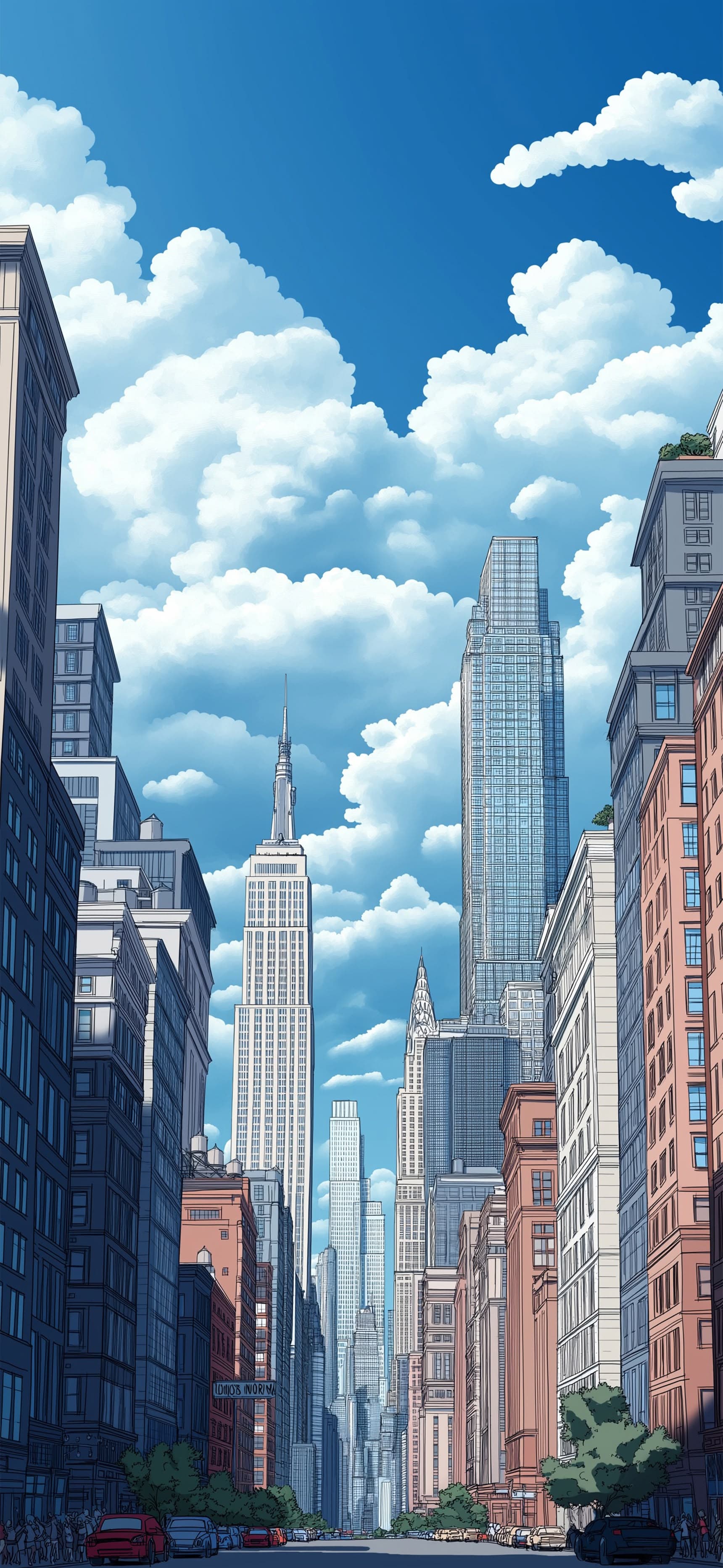 Skylines Rise - Pro phone wallpaper