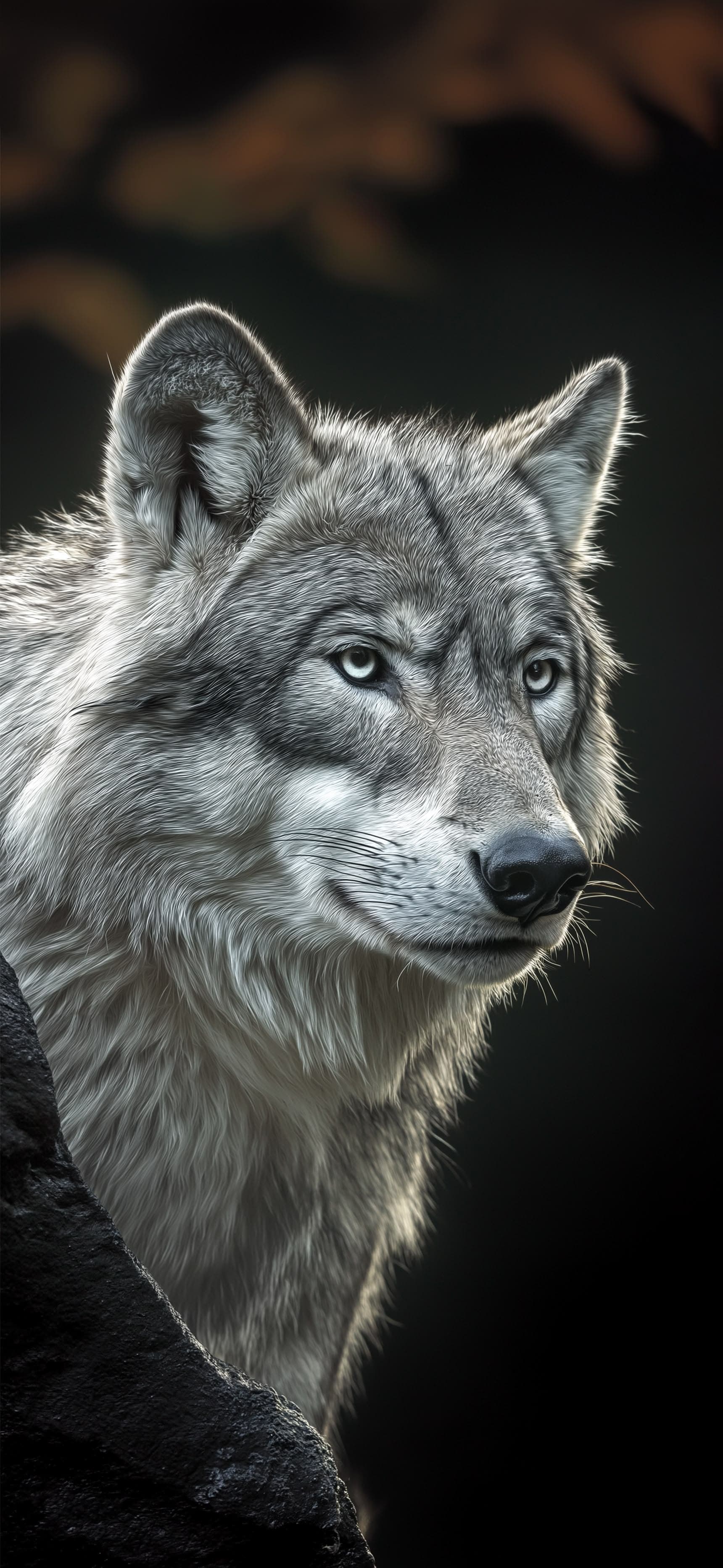 Wolf Gaze - Pro phone wallpaper