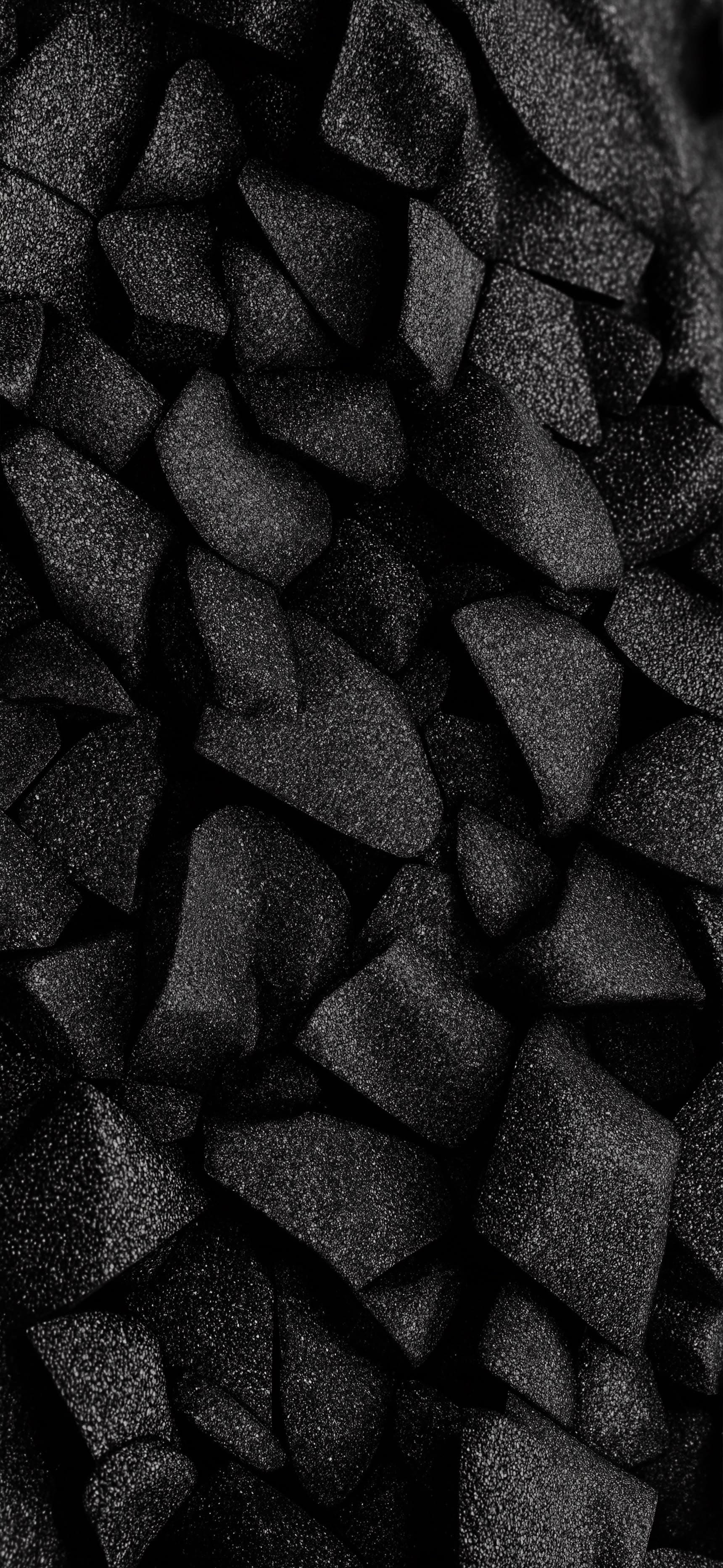 Charcoal Shapes - Pro phone wallpaper