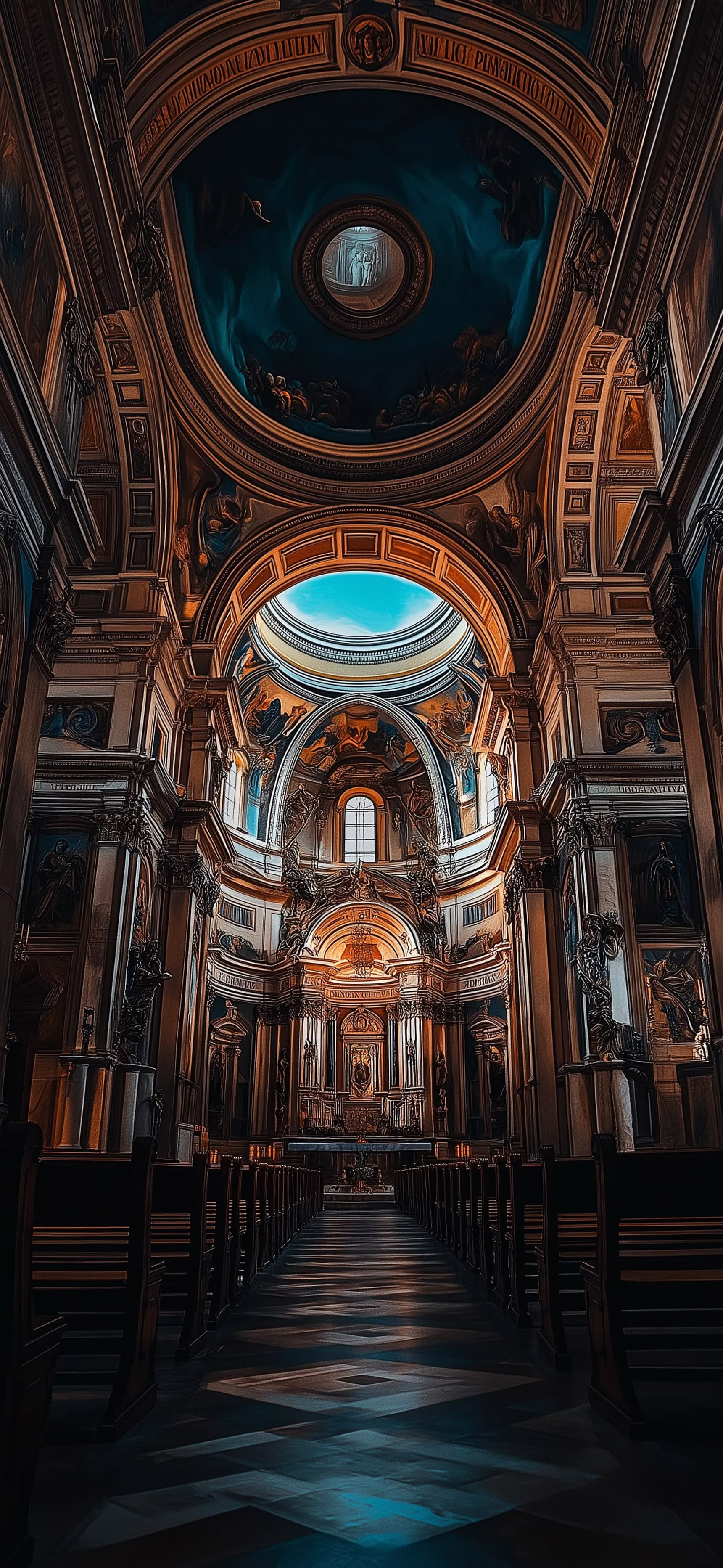 Baroque Cathedral 1 - Pro phone wallpaper