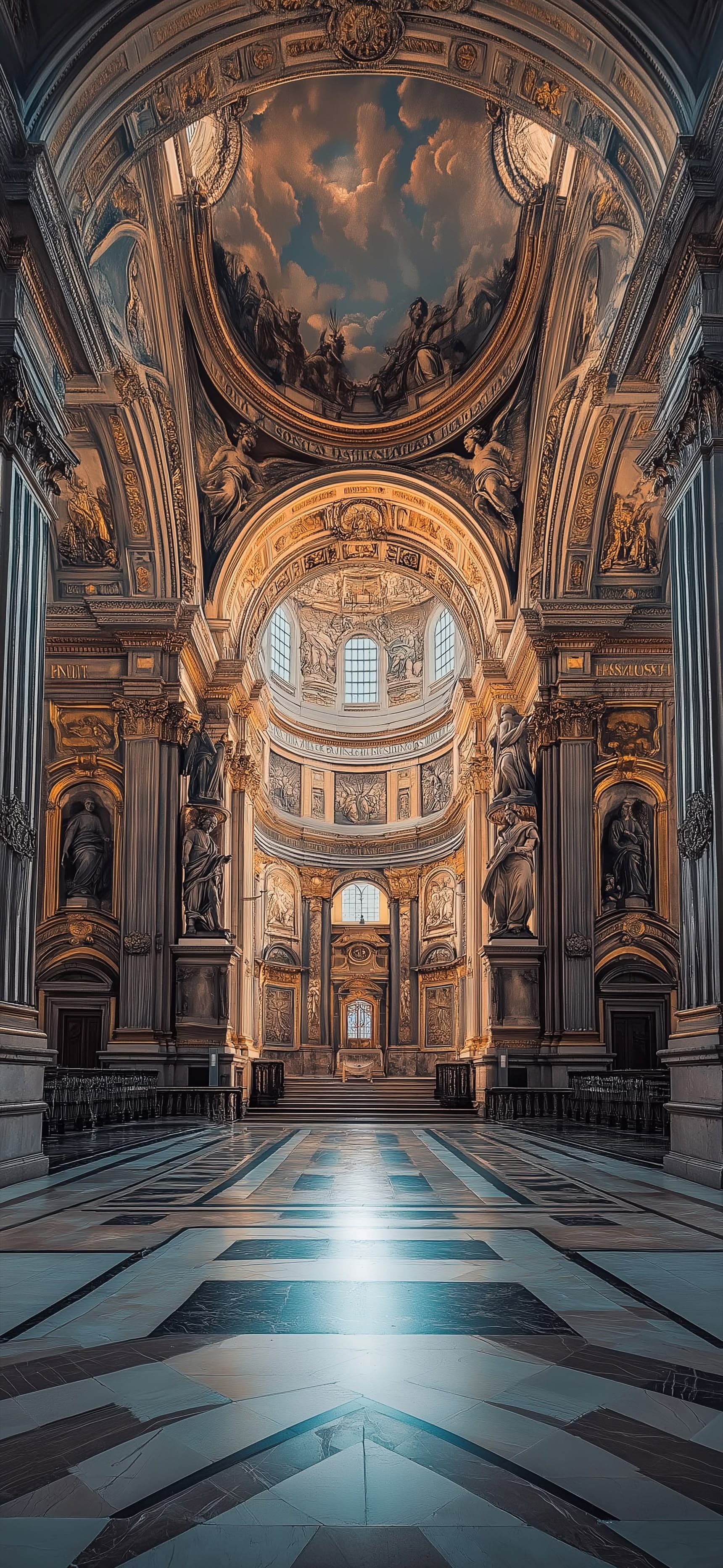Golden Hall - Pro phone wallpaper