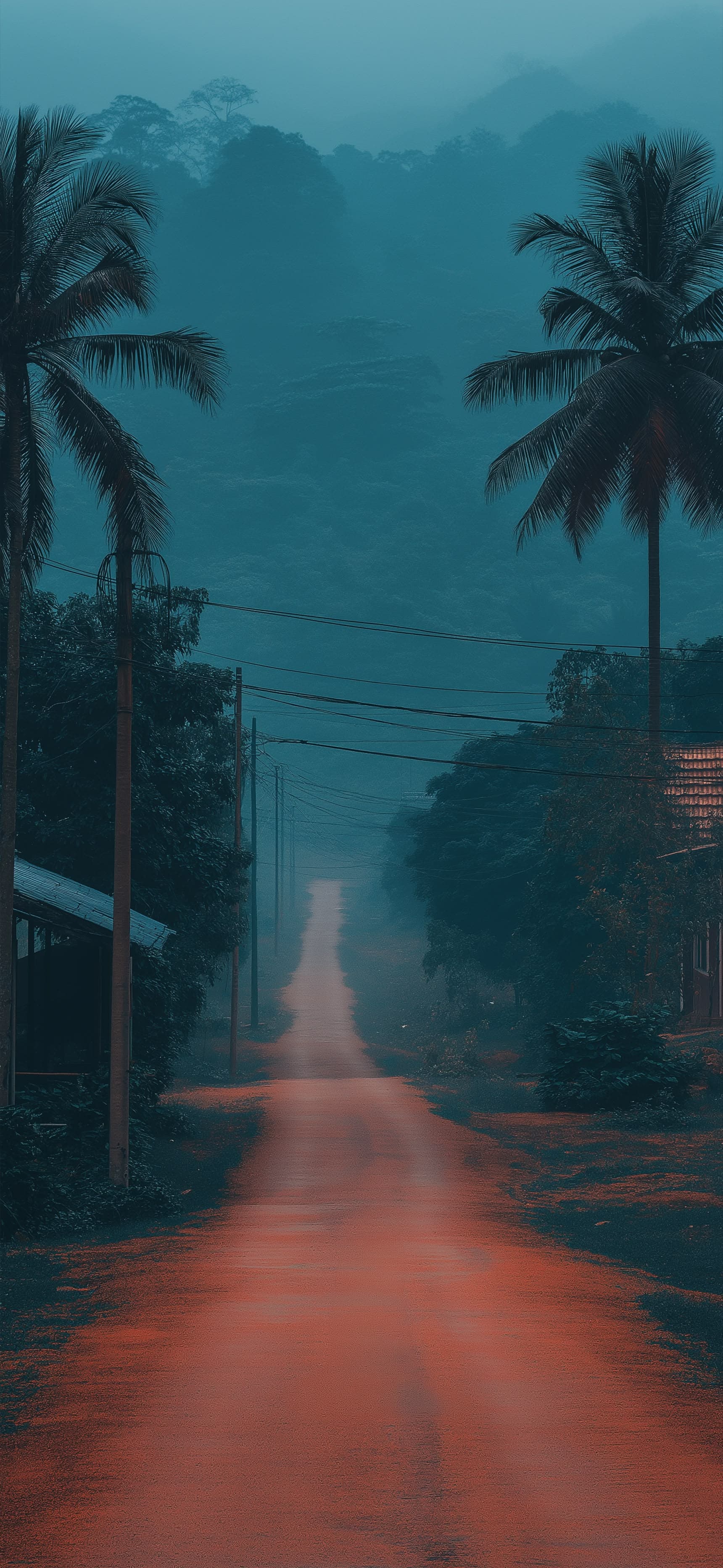 Red Dust Trail - Pro phone wallpaper