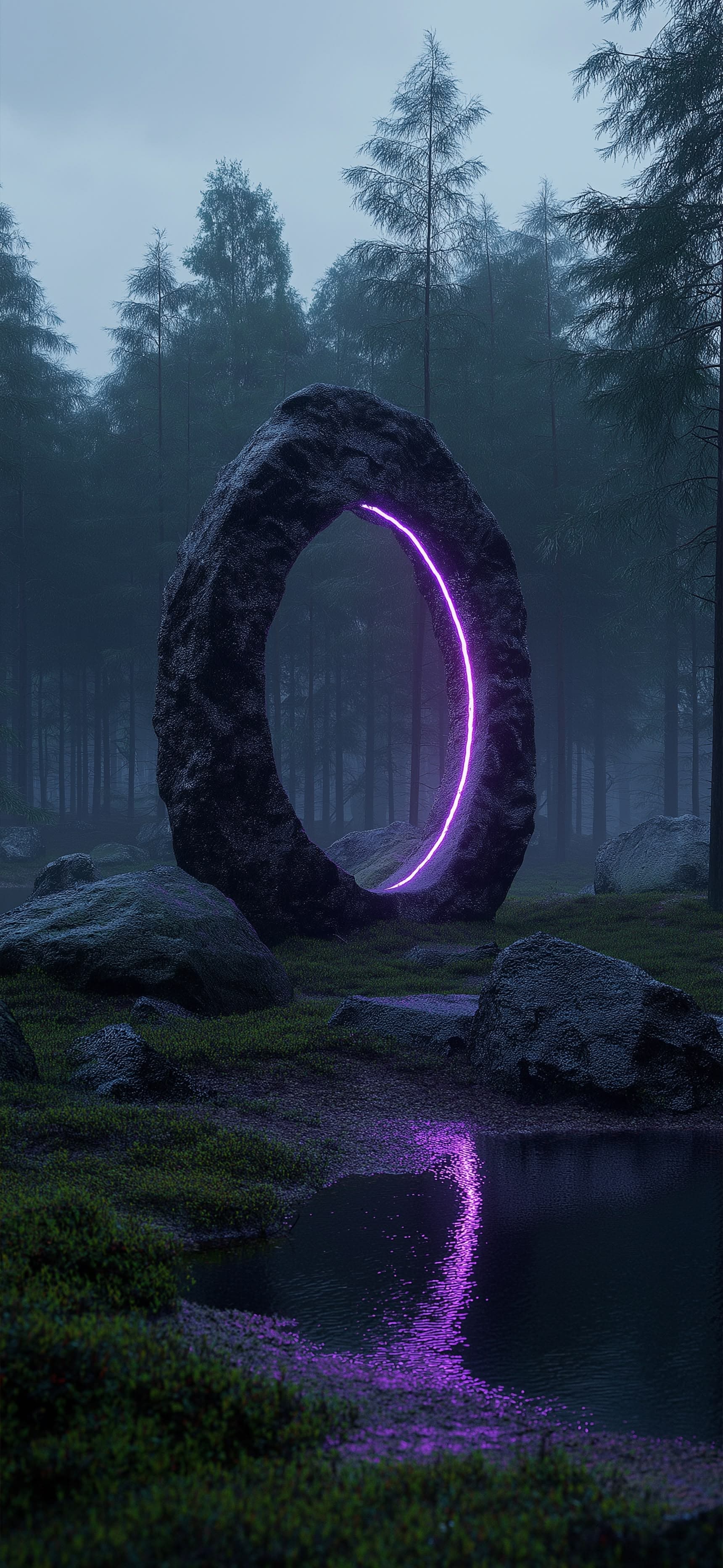 Stone Portal Closeup - Pro phone wallpaper