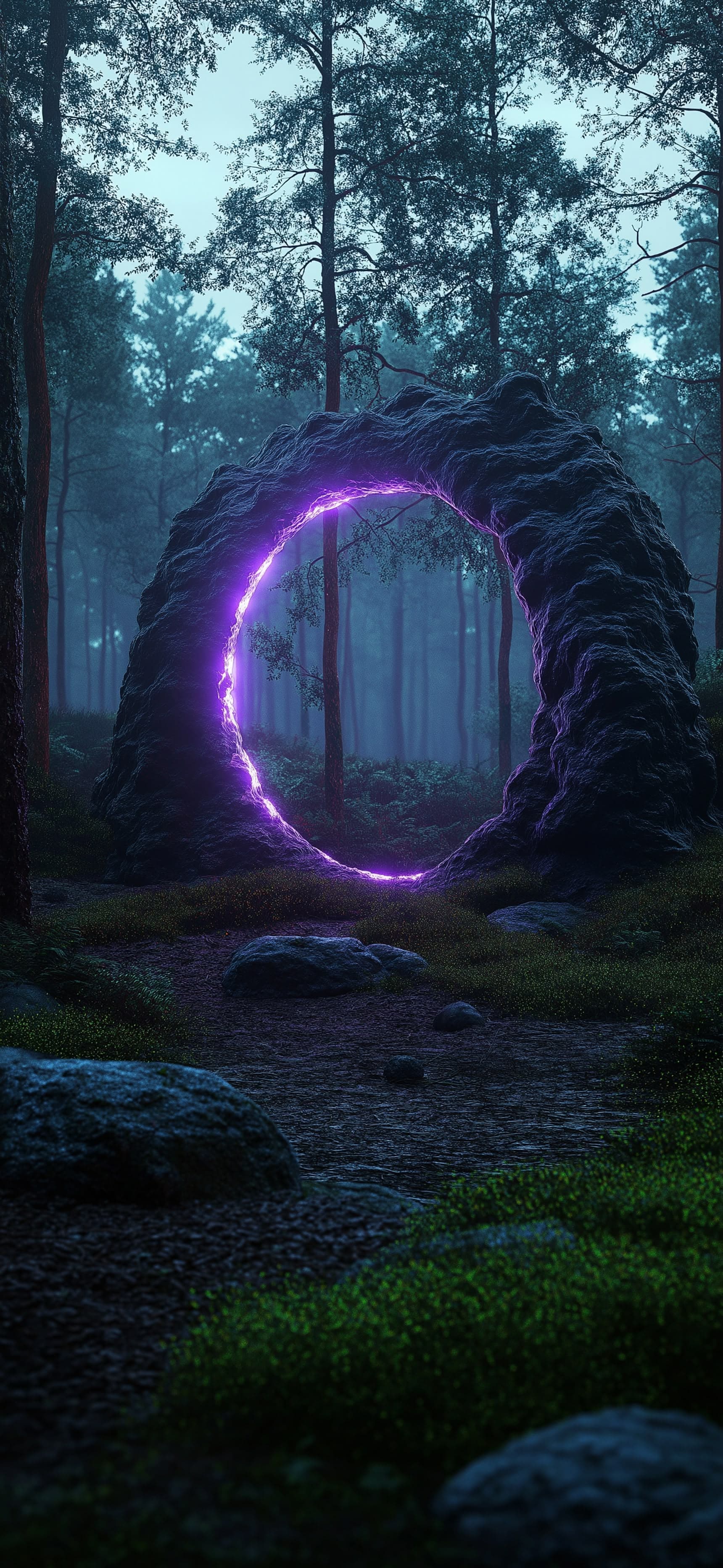 Forest Gateway - Pro phone wallpaper