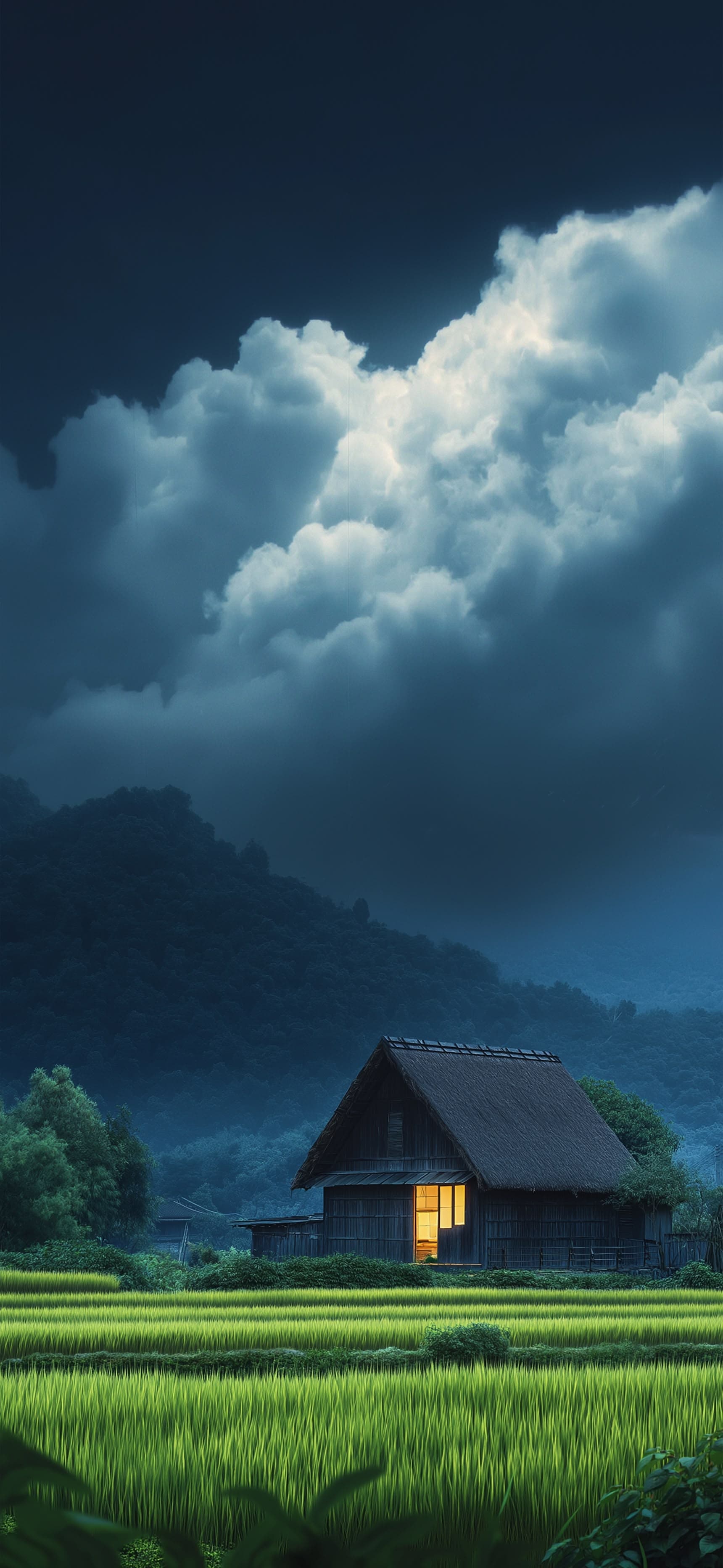 Cottage Stormlight - Pro phone wallpaper