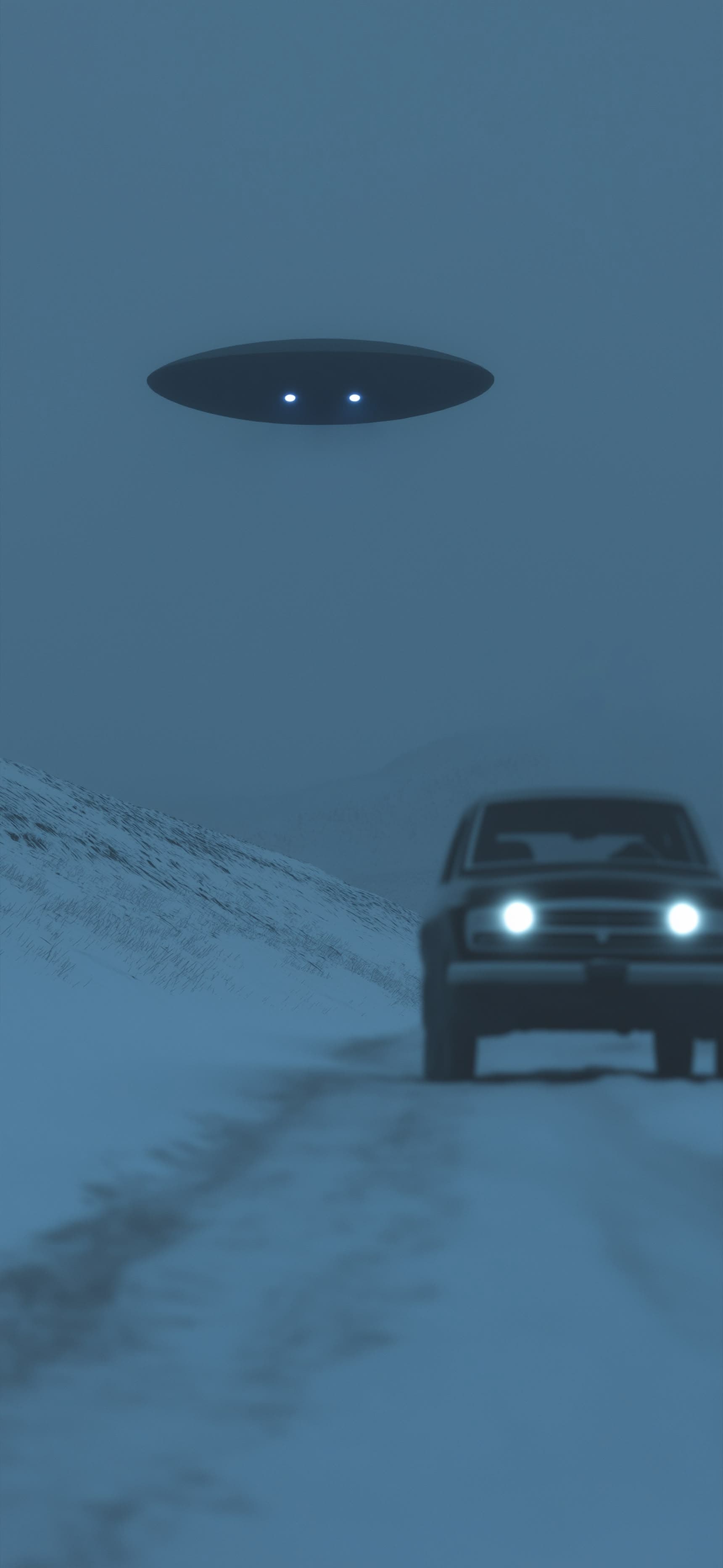 UFO Encounter - Pro phone wallpaper