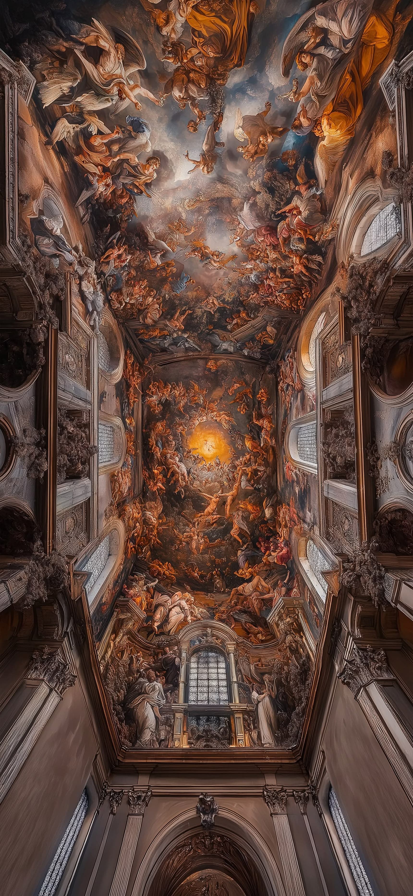 Cathedral Ceiling Art - Pro phone wallpaper