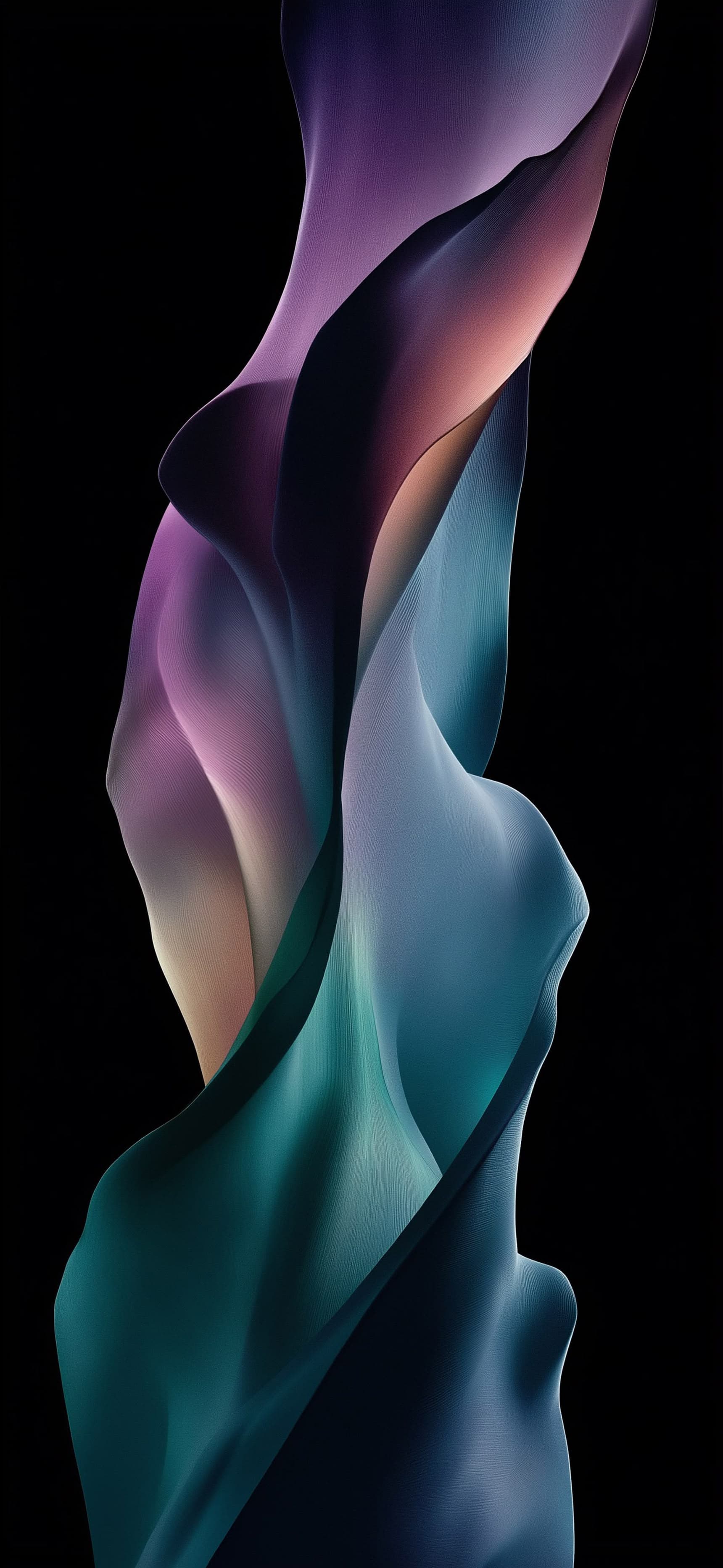Twisting Light Veil - Pro phone wallpaper