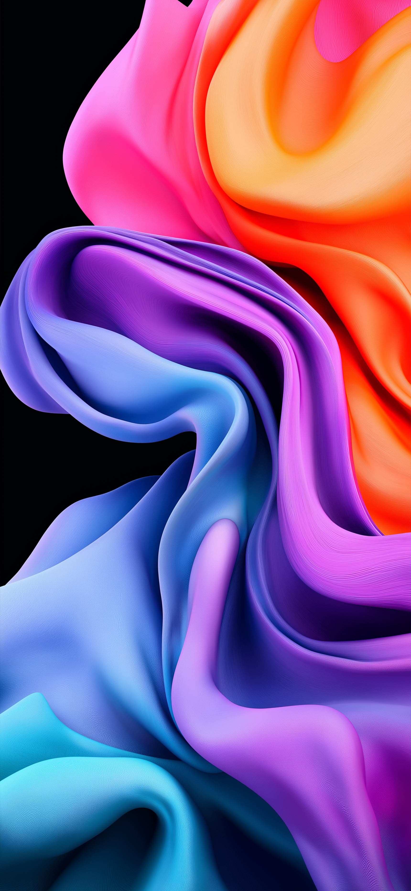 Silk Flow Colors - Pro phone wallpaper