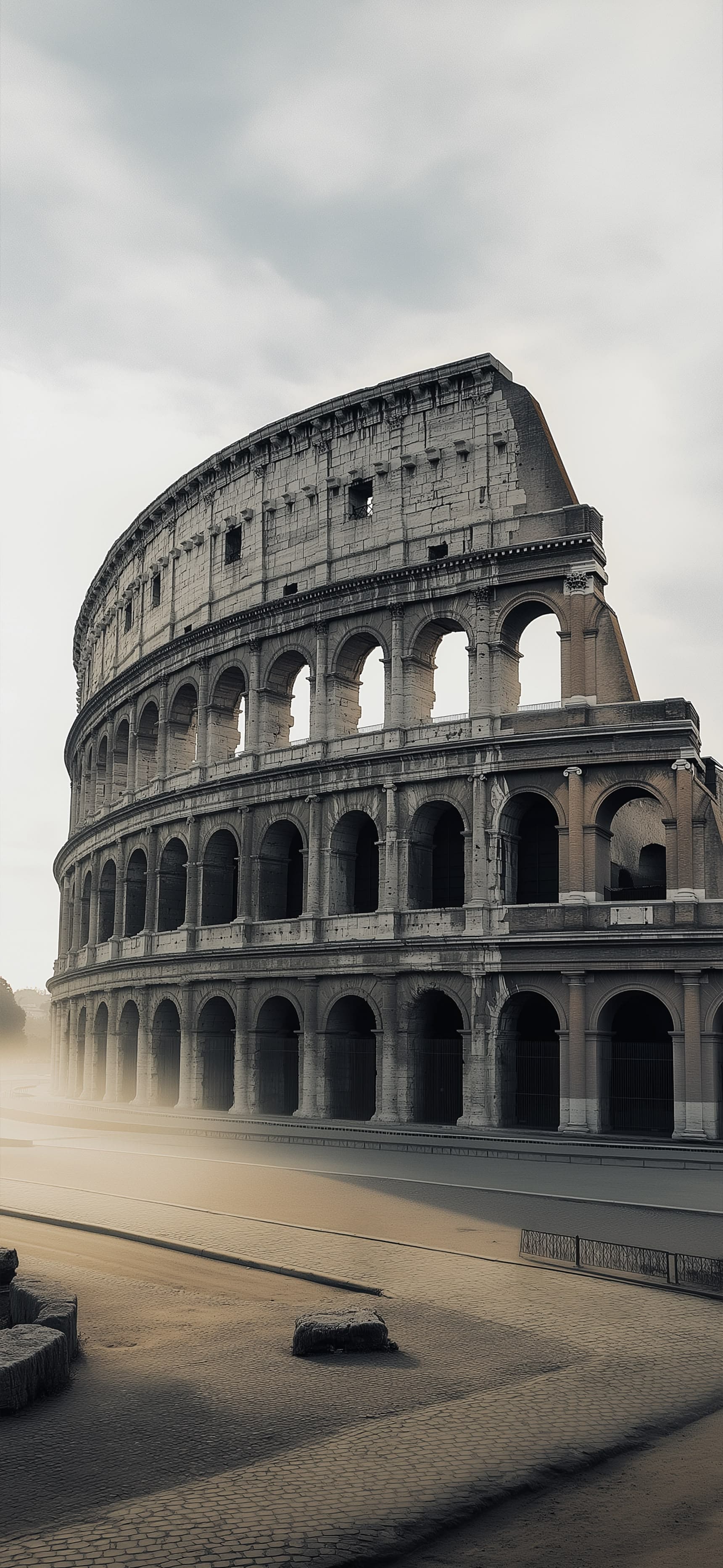 Misty Colosseum - Pro phone wallpaper
