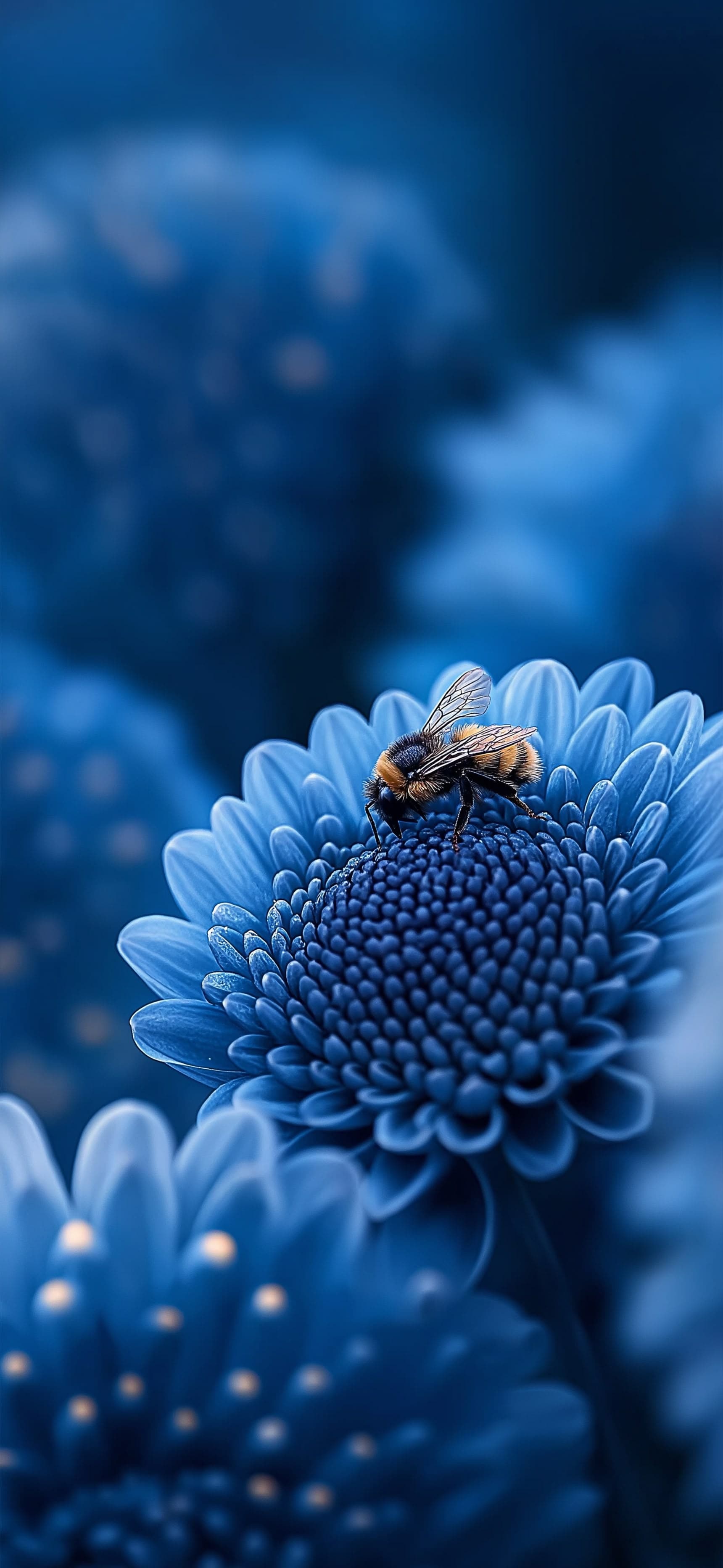 Blue Bee - Pro phone wallpaper