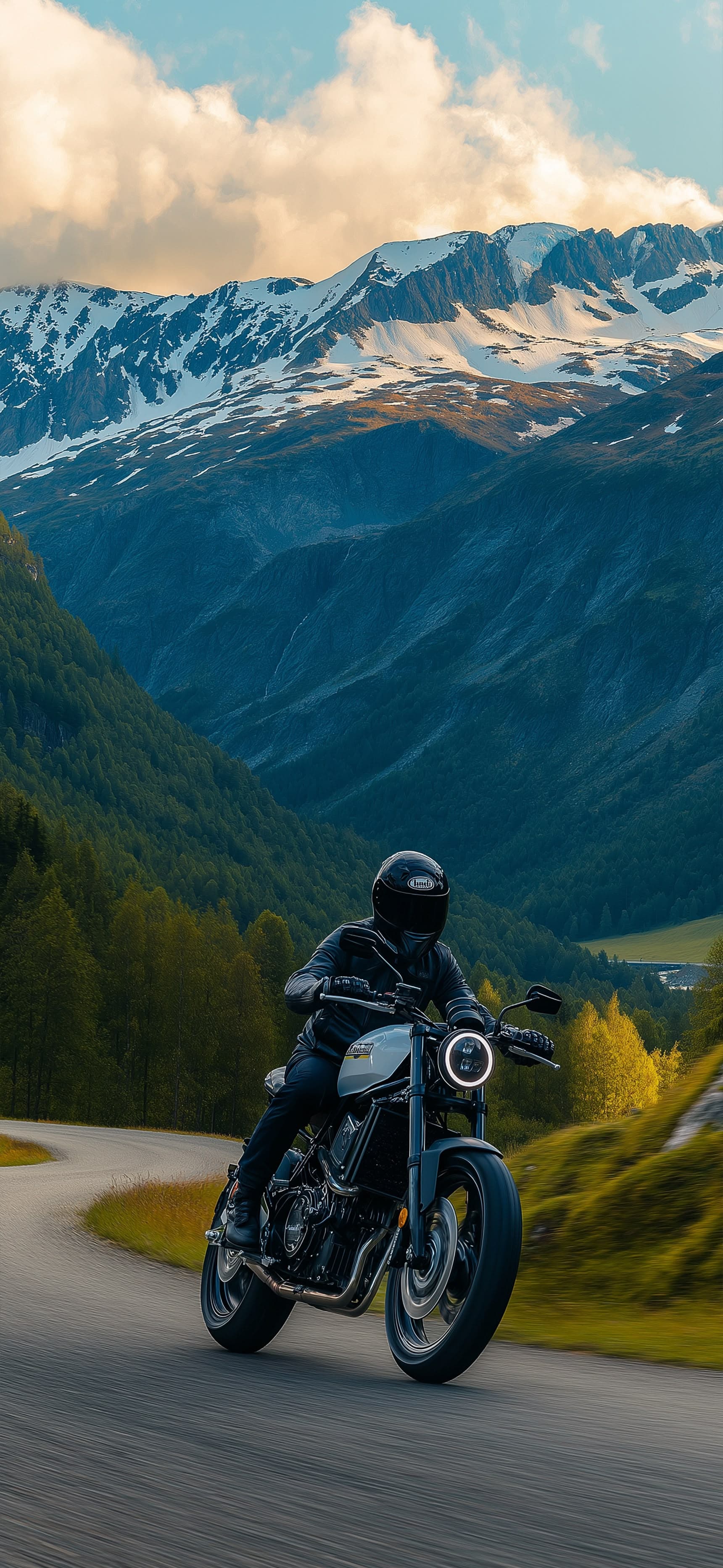 Ride Through the Alps 2 - Pro phone wallpaper