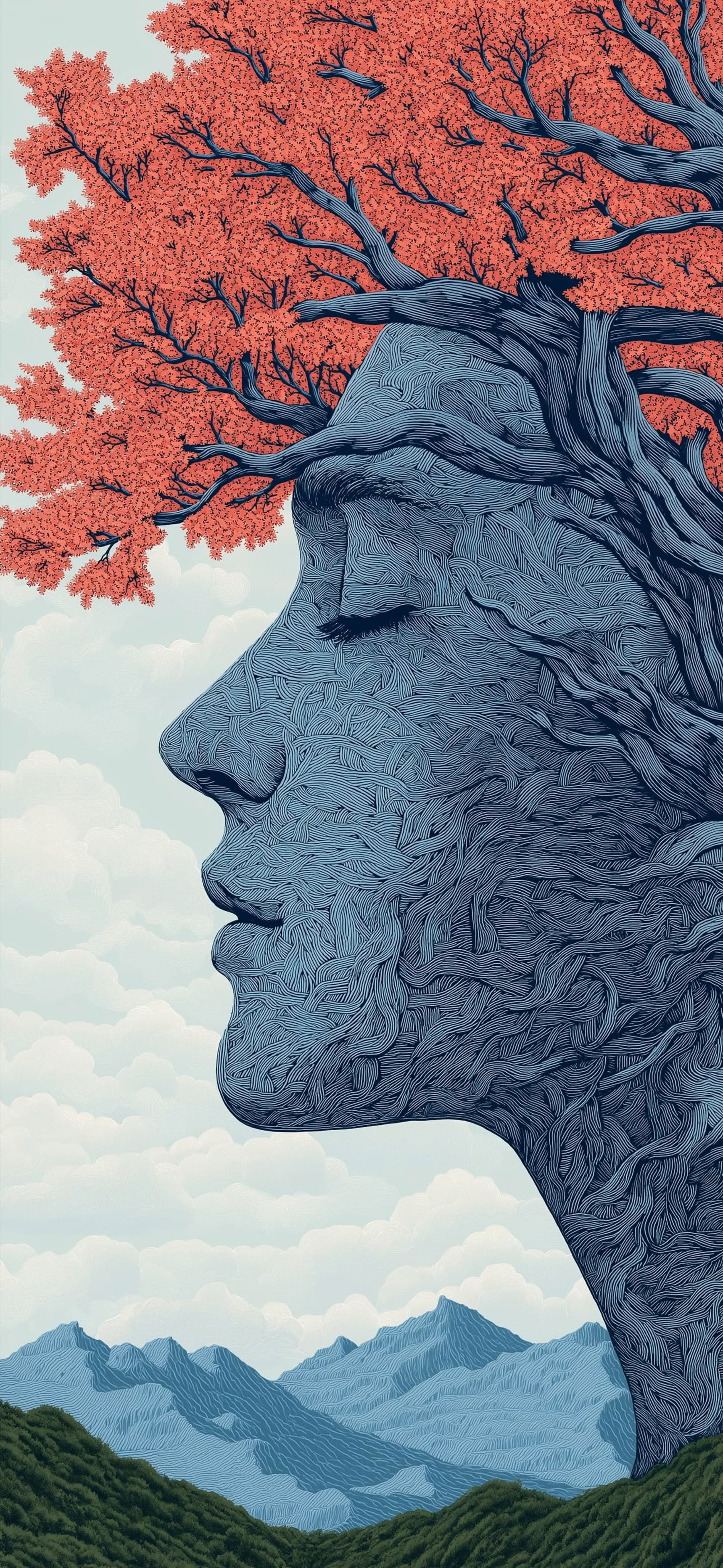 Tree Face - Pro phone wallpaper