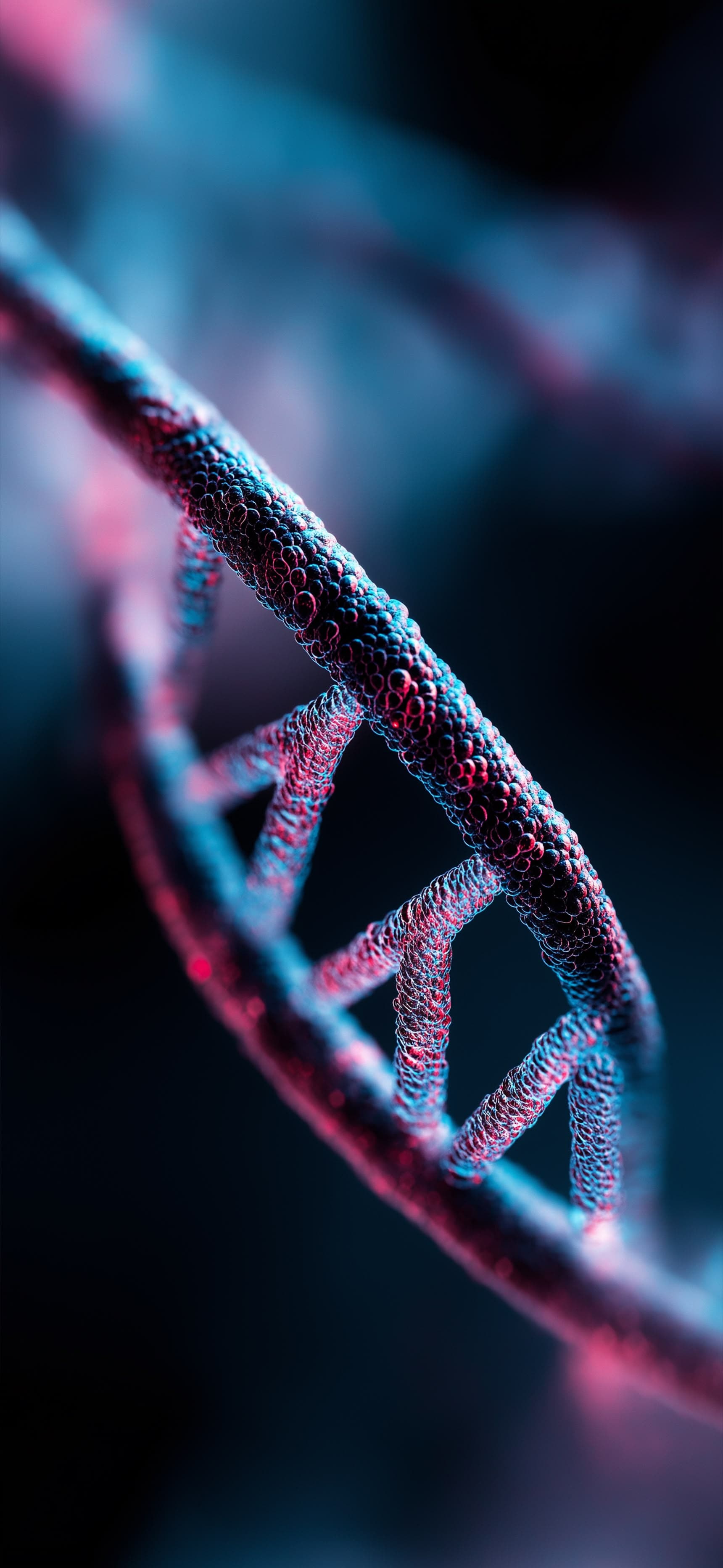 DNA Structure Close-up - Pro phone wallpaper