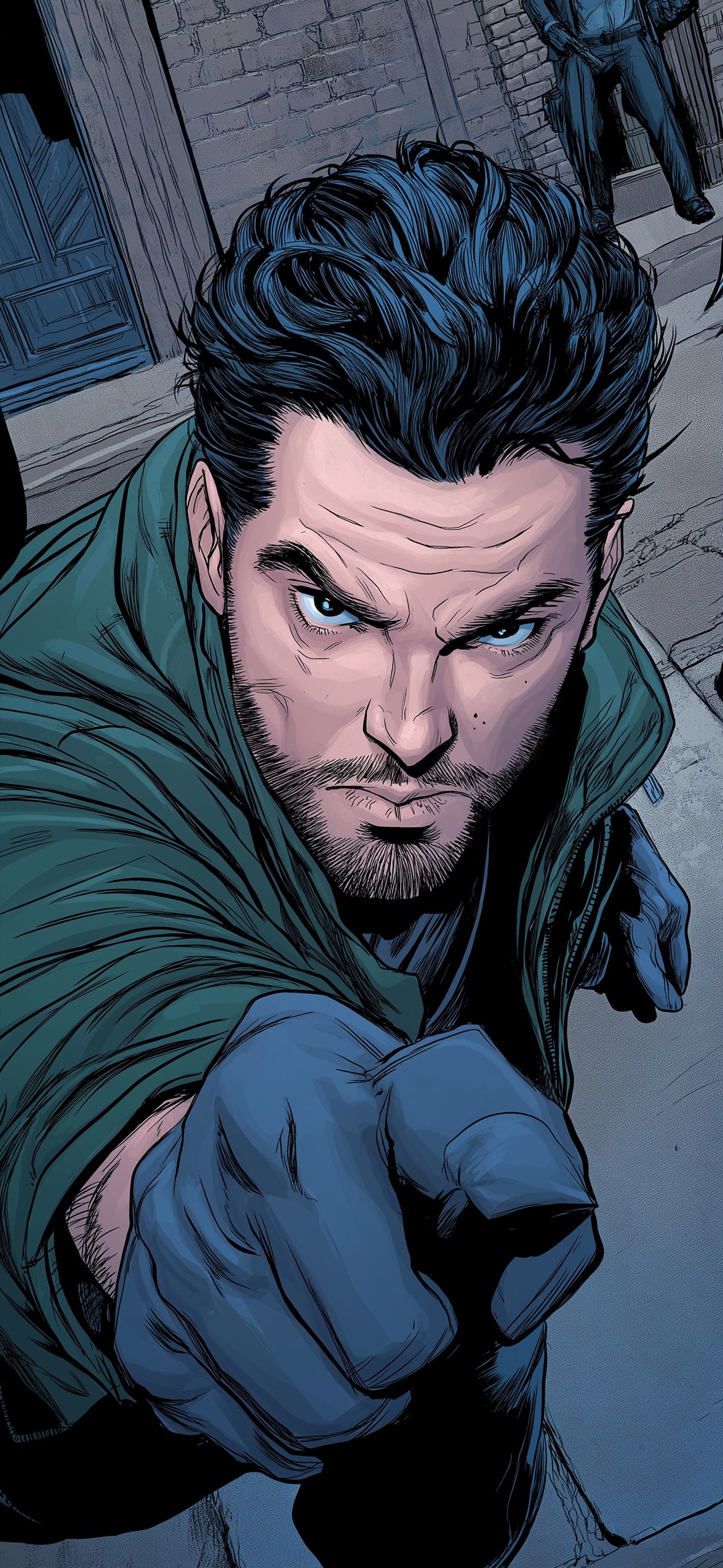 Intense Comic Gaze - Pro phone wallpaper