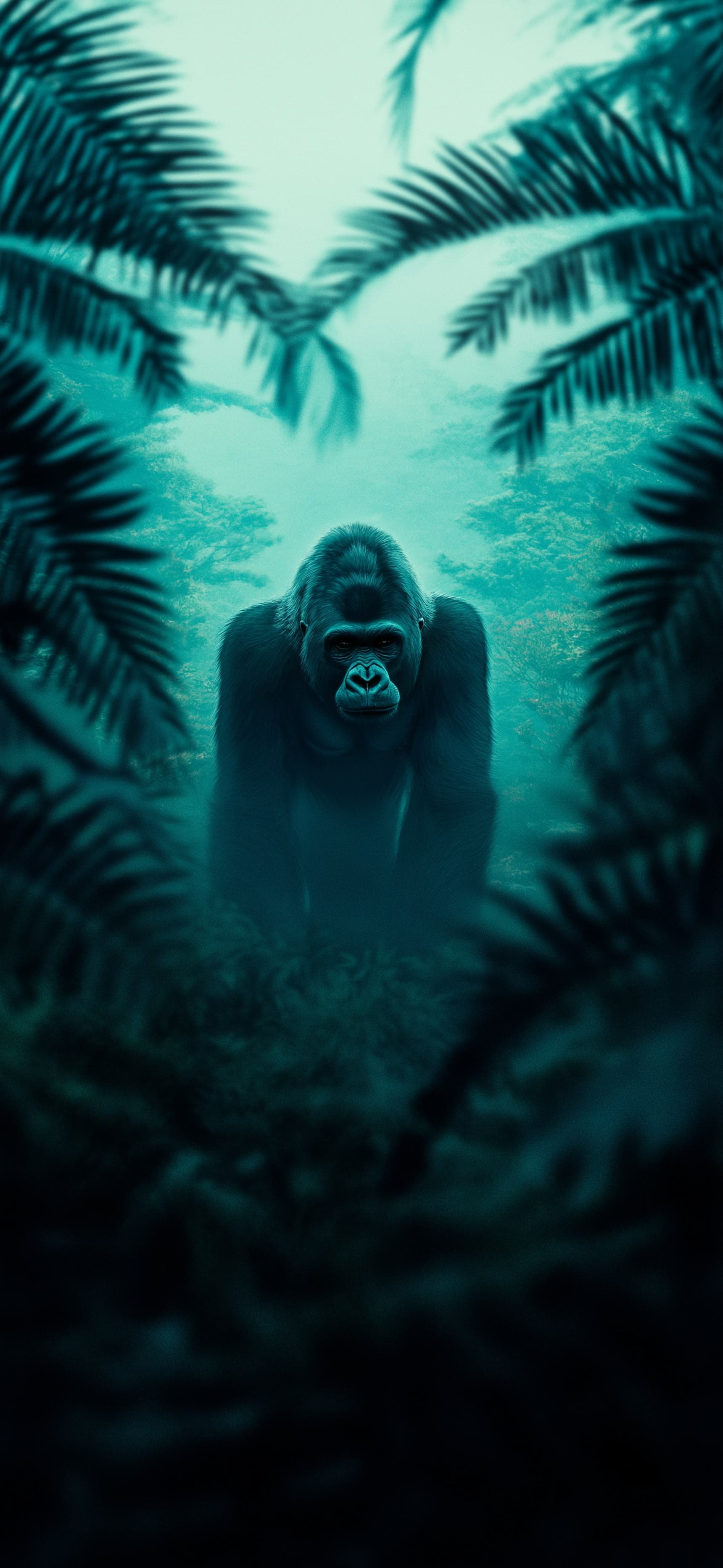 Jungle Gorilla Gaze - Pro phone wallpaper