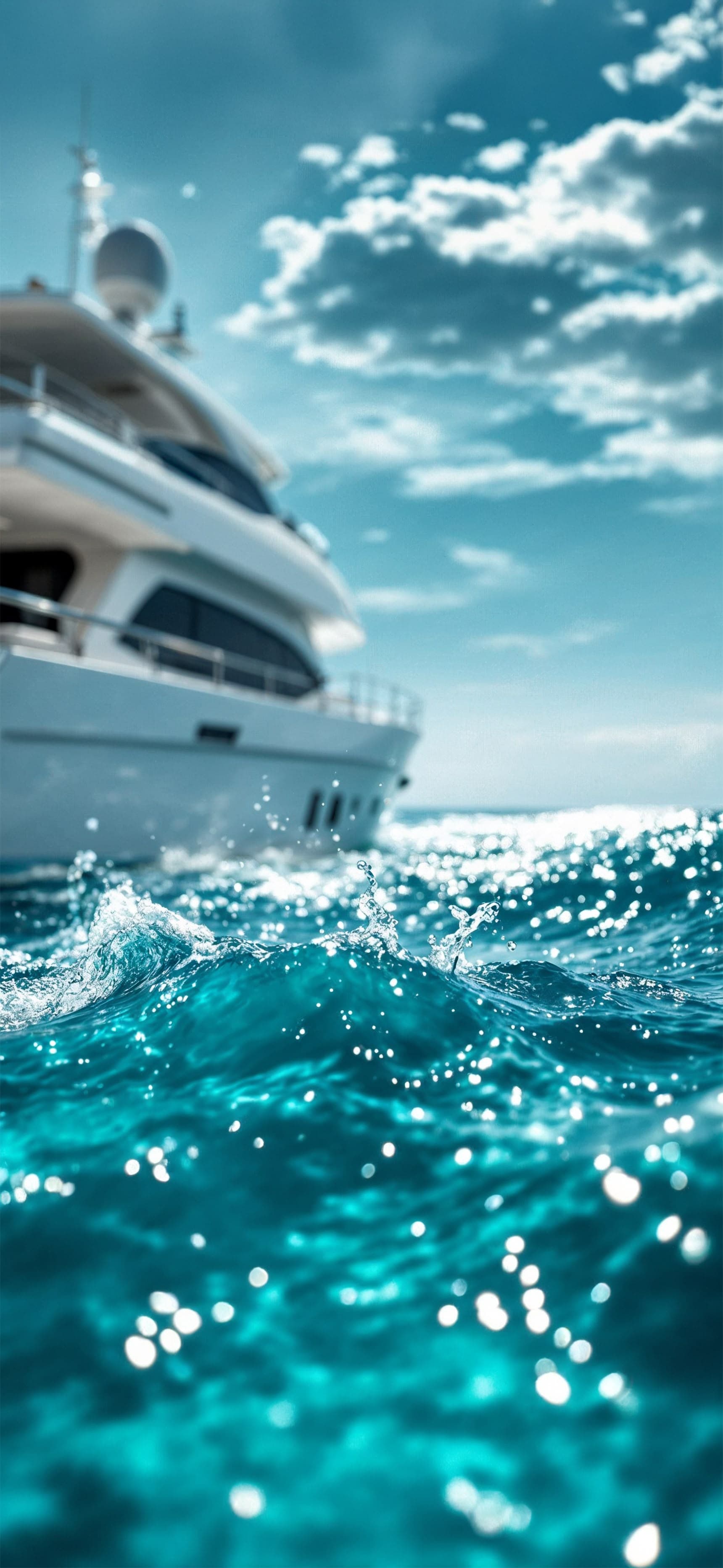 Luxury Yacht Voyage - Pro phone wallpaper