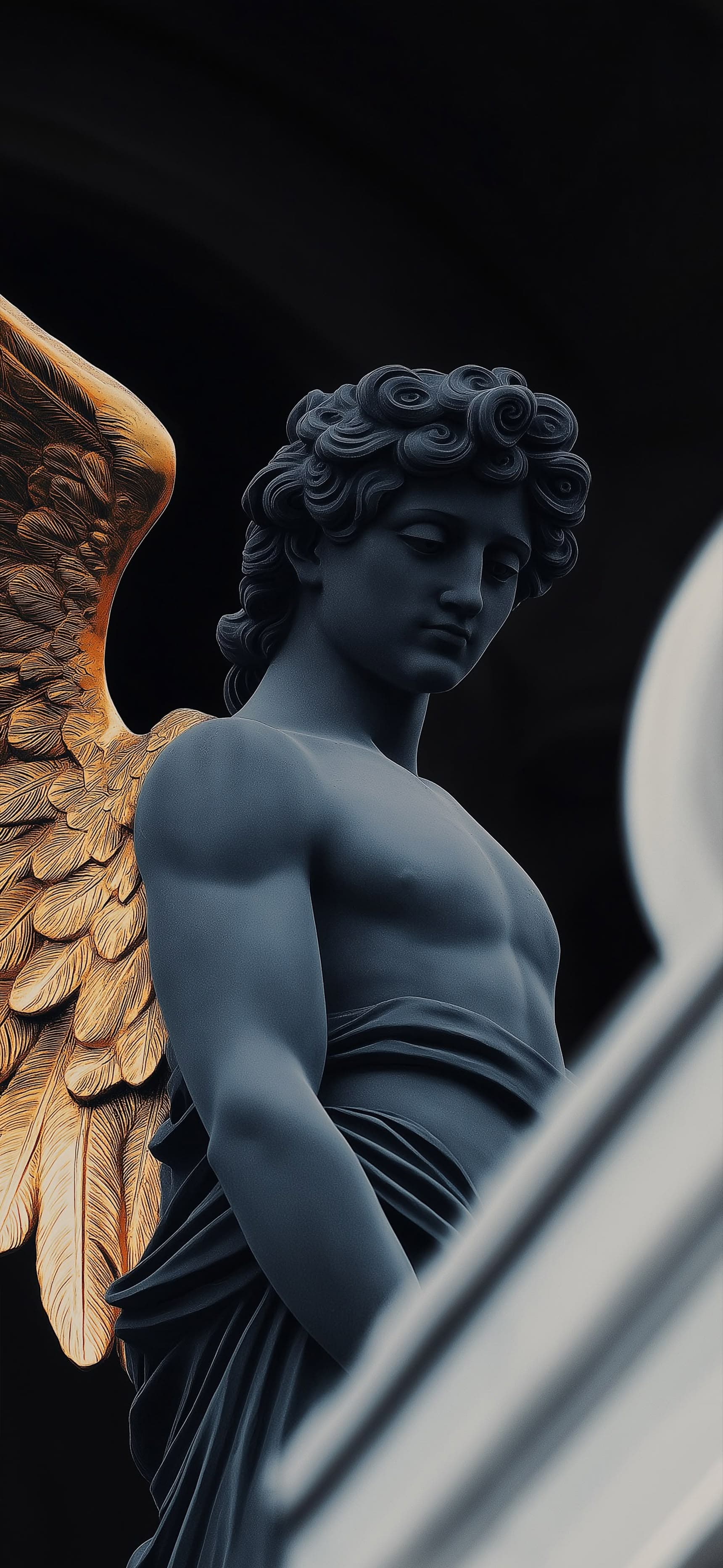 Angel Gold Wings - Pro phone wallpaper