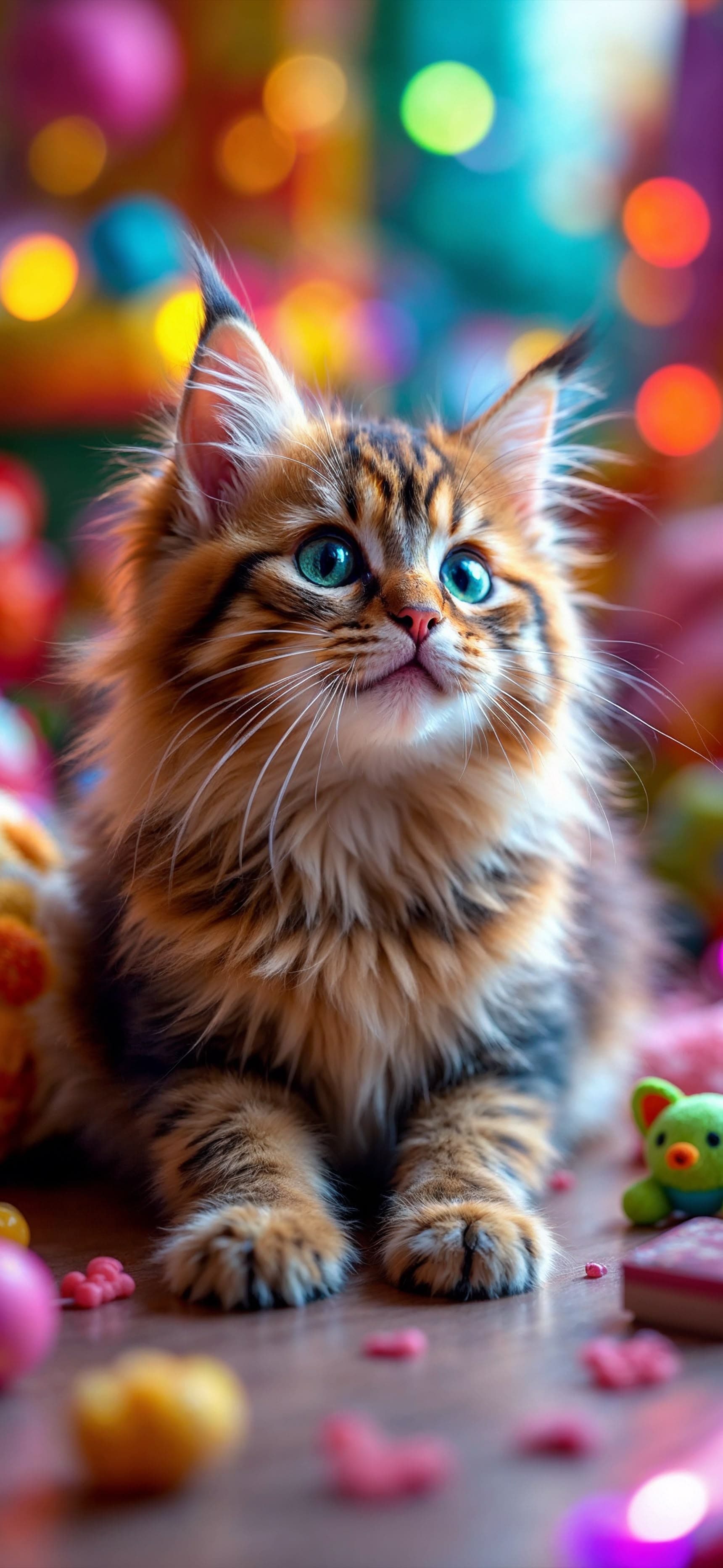 Cute Kitten Party - Pro phone wallpaper