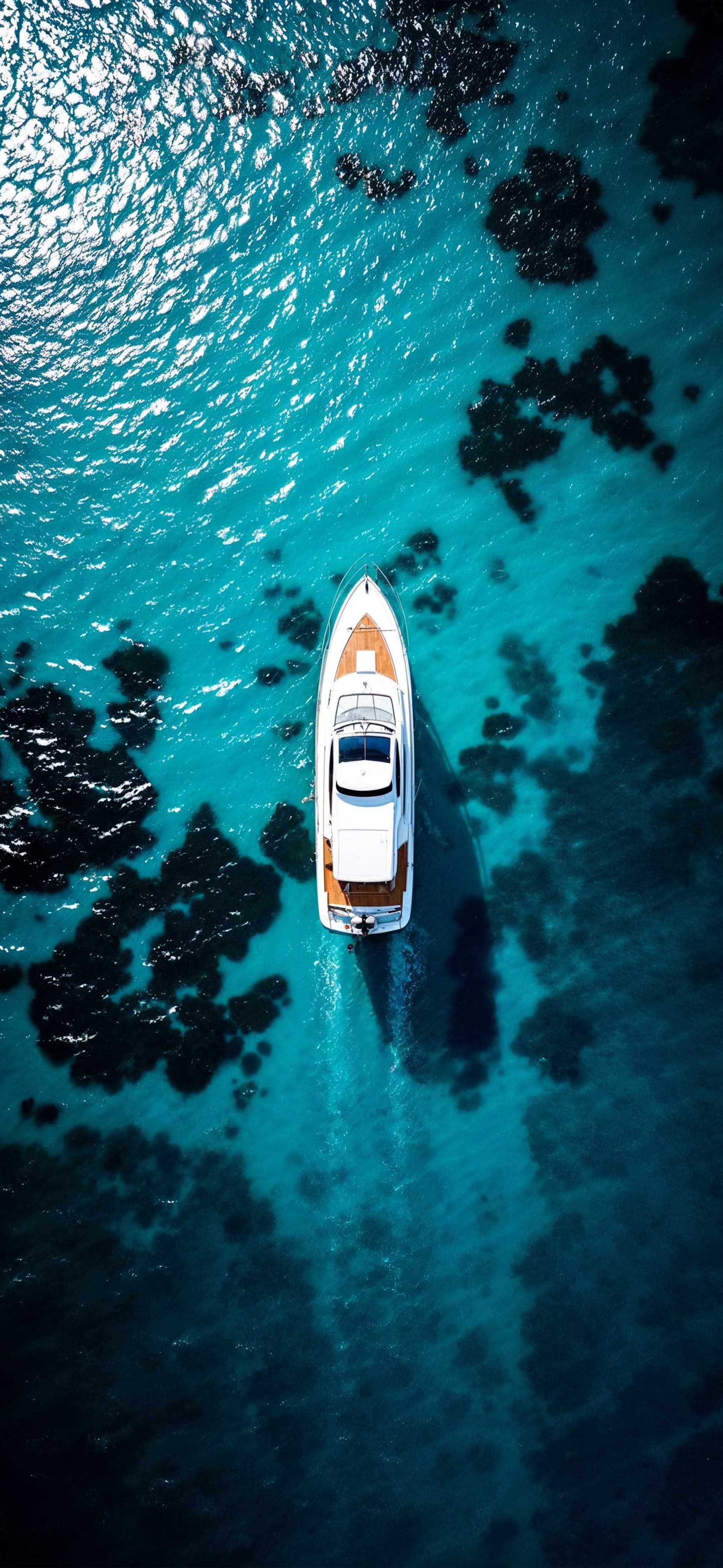 Azure Yacht Cruise - Pro phone wallpaper