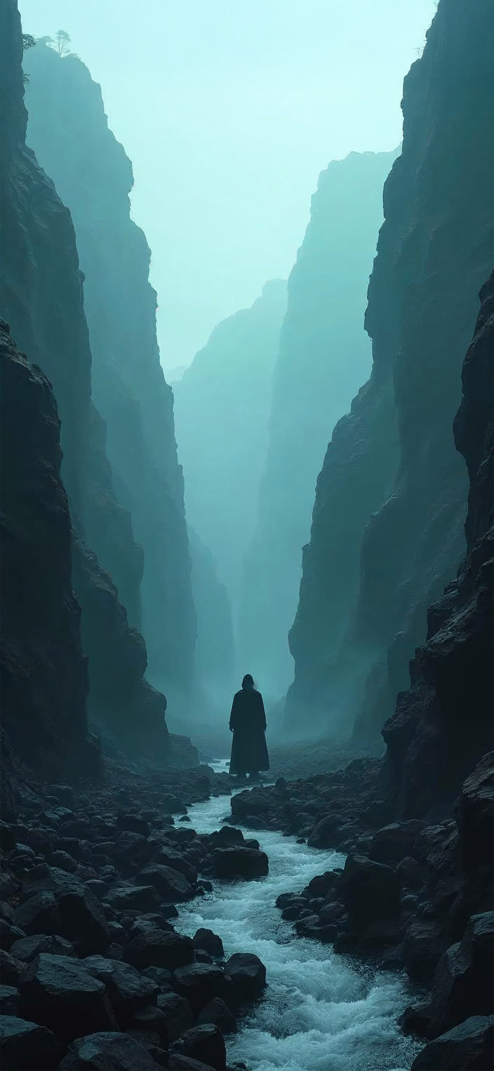 Canyon River Wanderer - Pro phone wallpaper