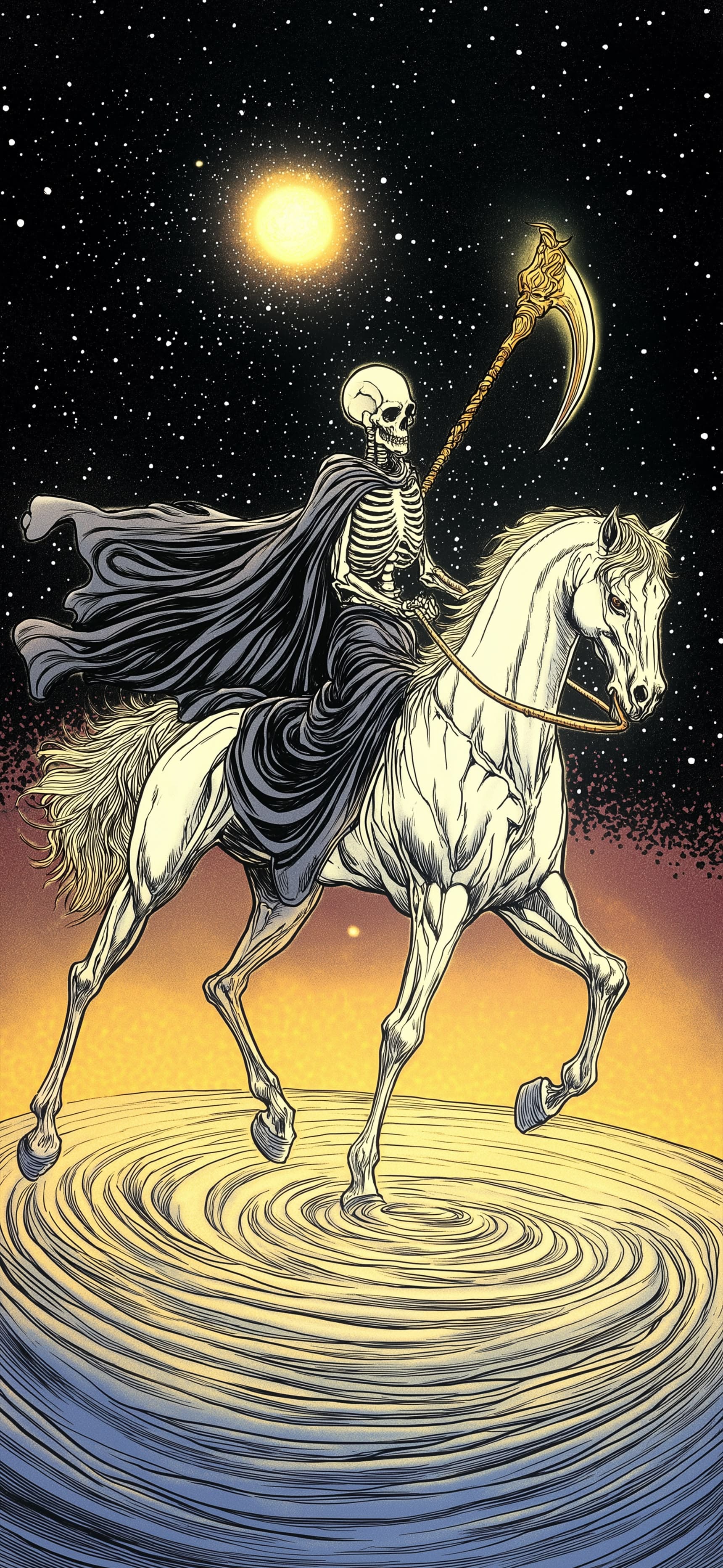 Cosmic Reaper Ride - Pro phone wallpaper