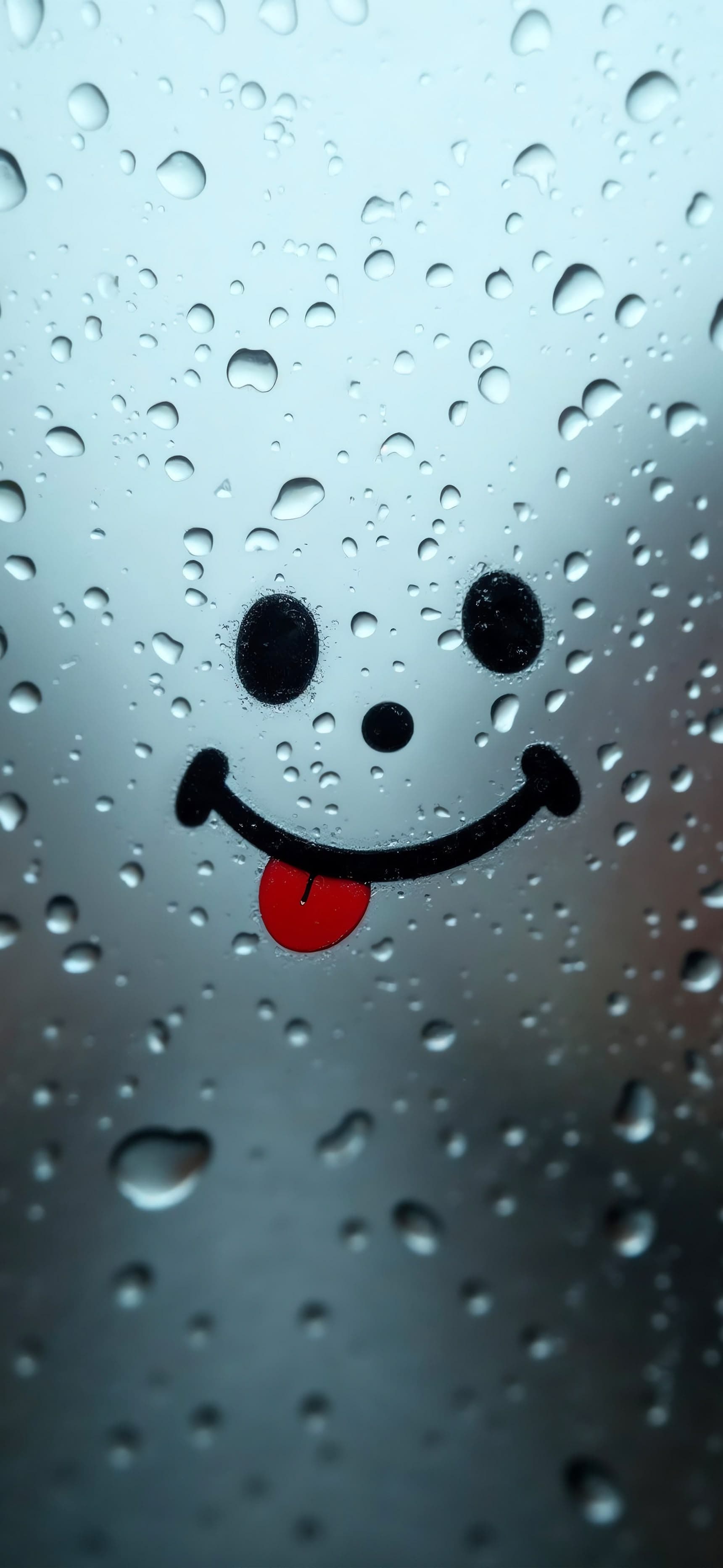 Rainy Day Smile - Pro phone wallpaper