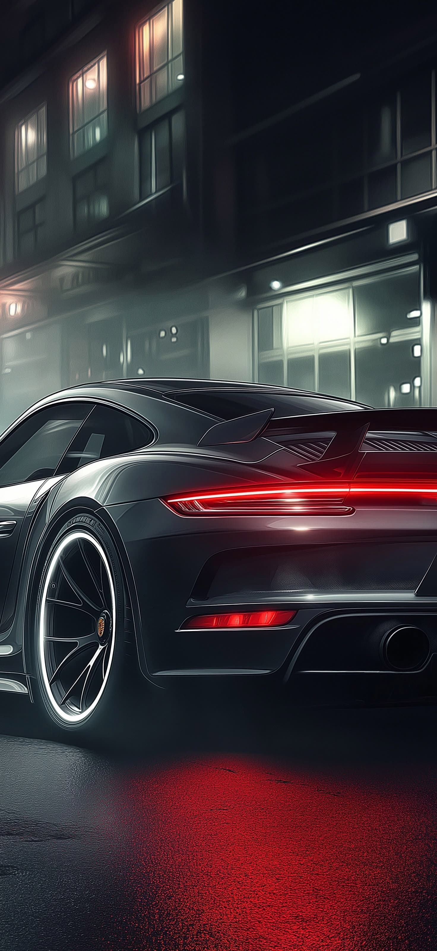 Porsche Wet Asphalt - Pro phone wallpaper
