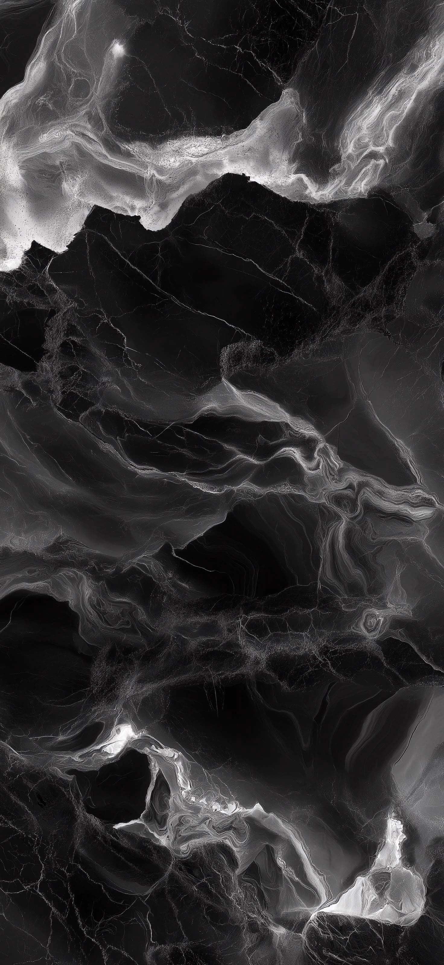 Abstract Dark Veins - Pro phone wallpaper